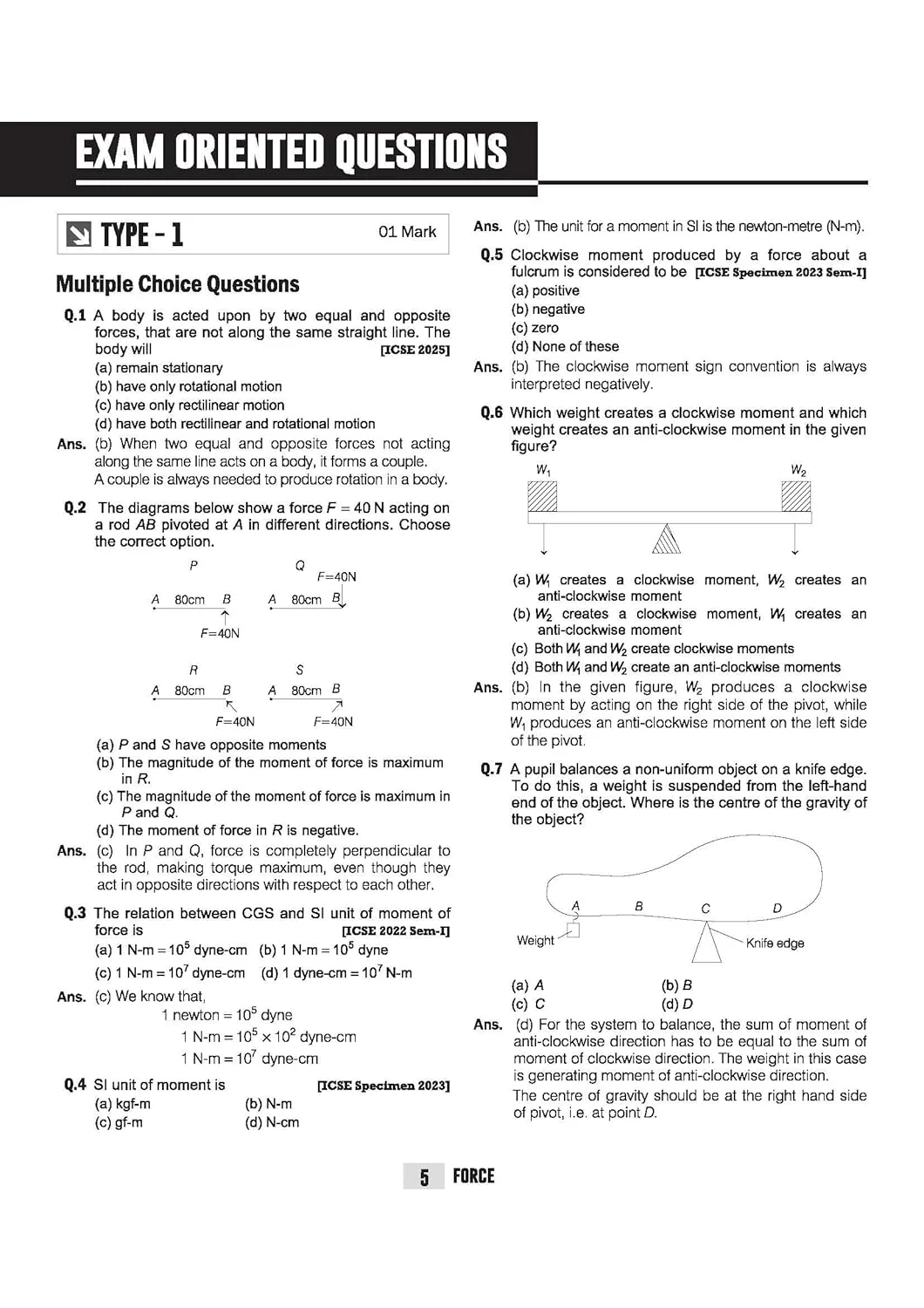 ICSE Physics Class  10 Exam | Quick Theory, Exam Pattern Questions & Sample Papers | As per Latest ICSE Syllabus | Que Bee 2nd Edition - Image 7