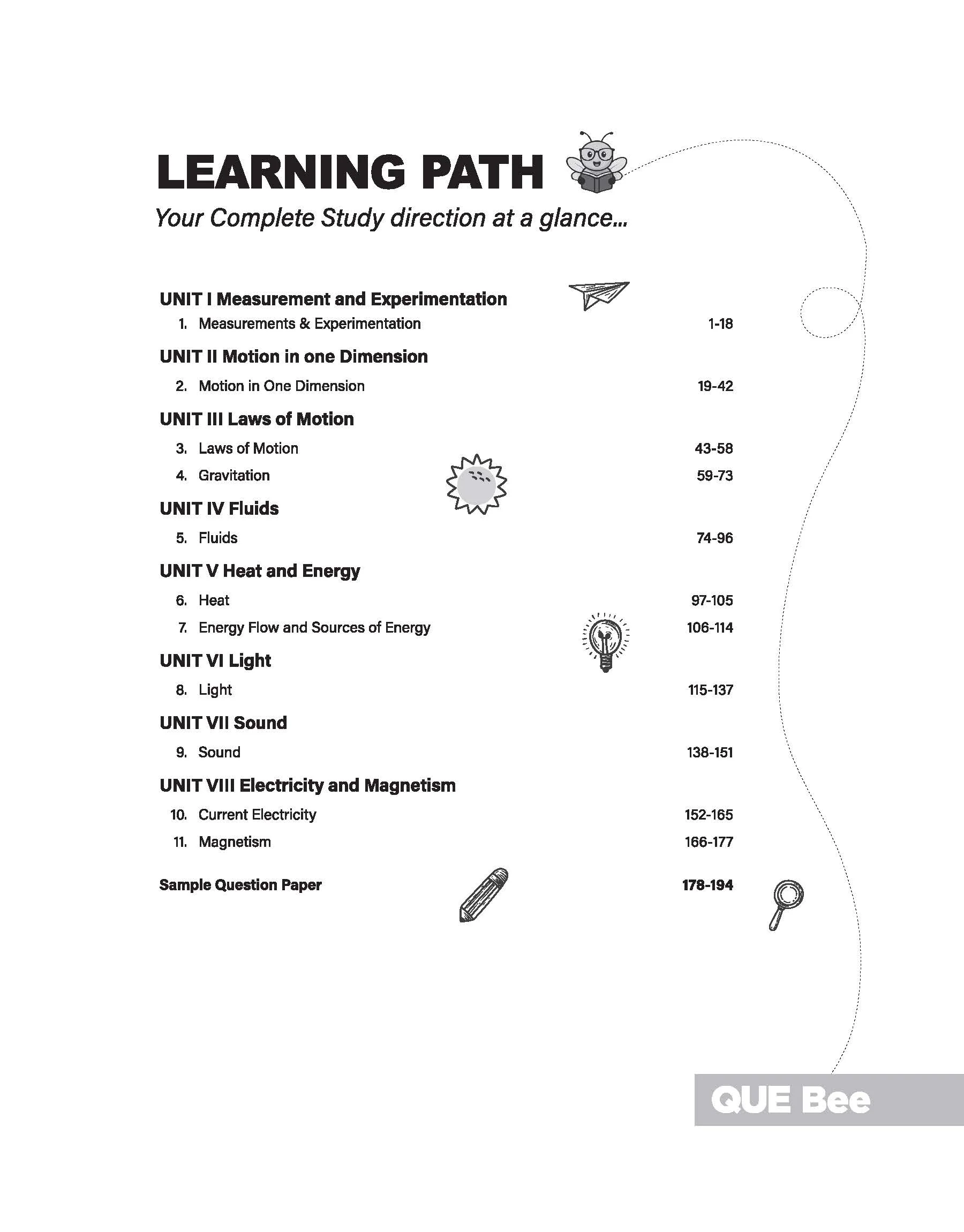 ICSE Physics Class 9 Exam | Quick Theory, Exam Pattern Questions & Sample Papers | As per Latest ICSE Syllabus | Que Bee 2nd Edition - Image 2