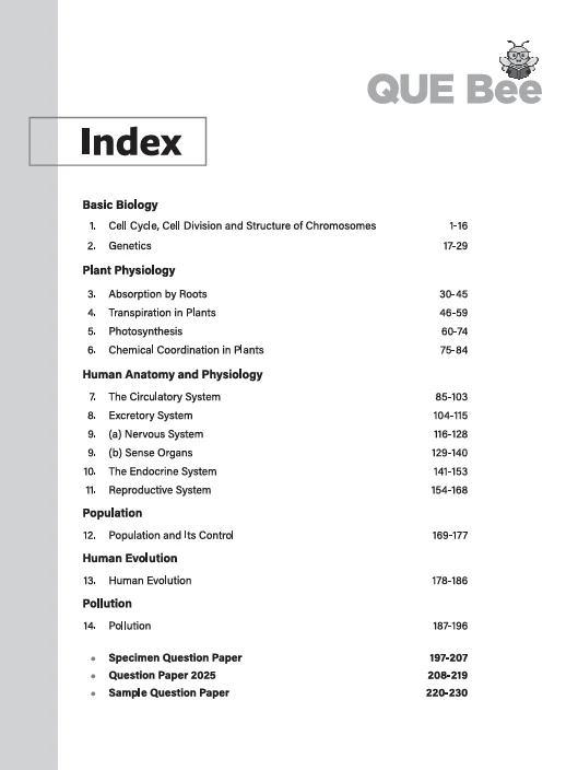 ICSE QUE Bee Biology Class 10 Exam 2026 | Quick Theory, Exam Pattern Questions, 10 years PYQs | Key Words Highlighted In Theory & Answers - Image 2