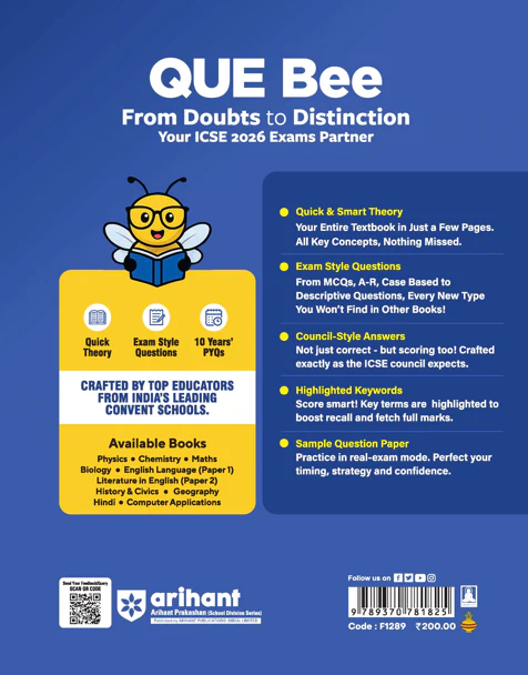 ICSE QUE Bee Computer Applications Class 9 Exam 2026 | Quick Theory, Exam Pattern Questions, Sample Question Papers | Key Words Highlighted - Image 3