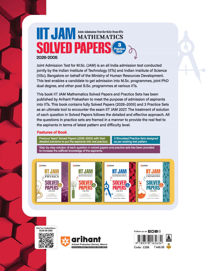 IIT JAM 2027 | Mathematics Solved Papers (2026–2005) with 3 Practice Sets | 100% Detailed Step by Step Explanations - Image 2