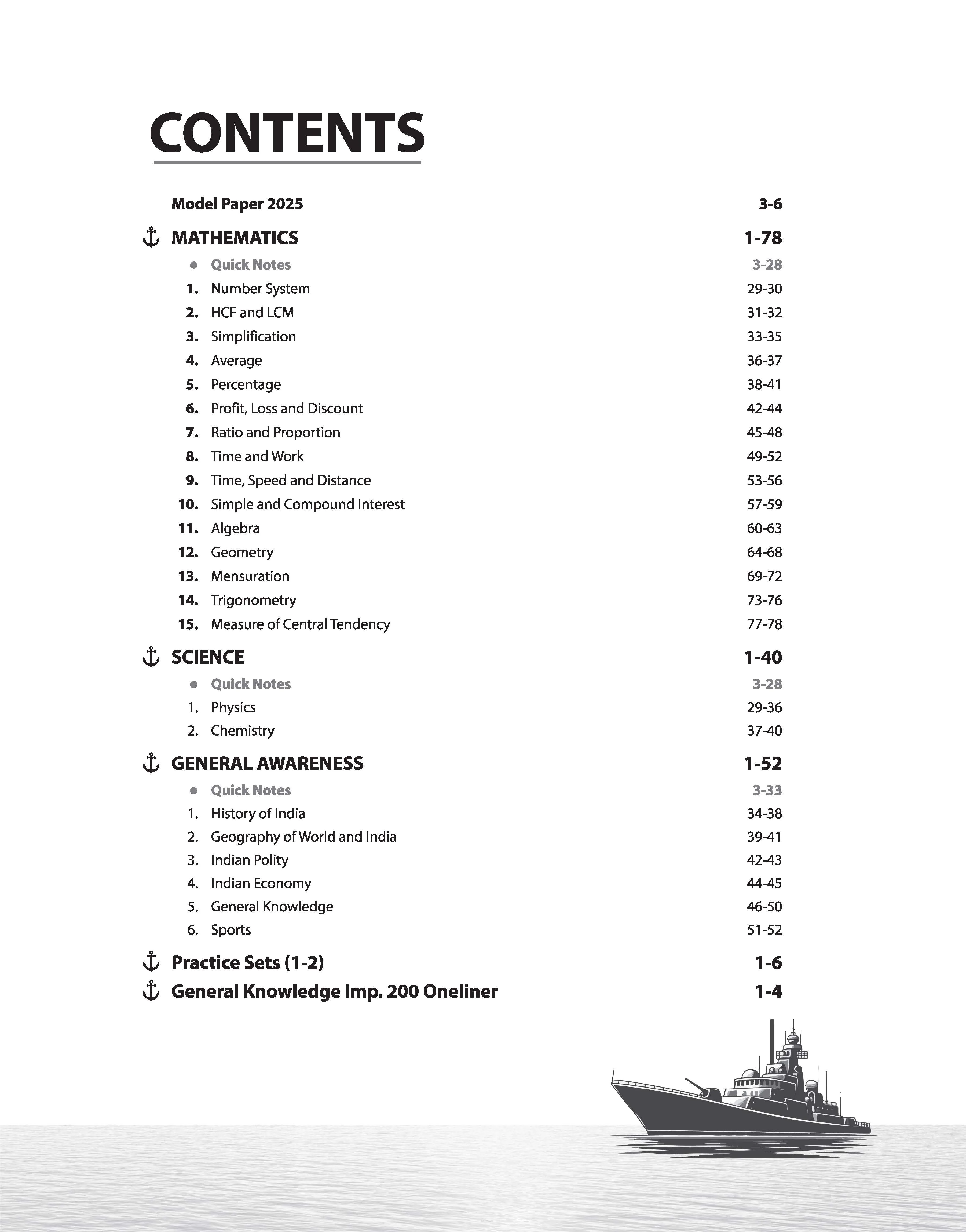 Indian Navy Agniveer MR (Matric Recruit) Exam | Complete Syllabus Coverage, Chapterwise PYQs, Maths Formulas - Image 2