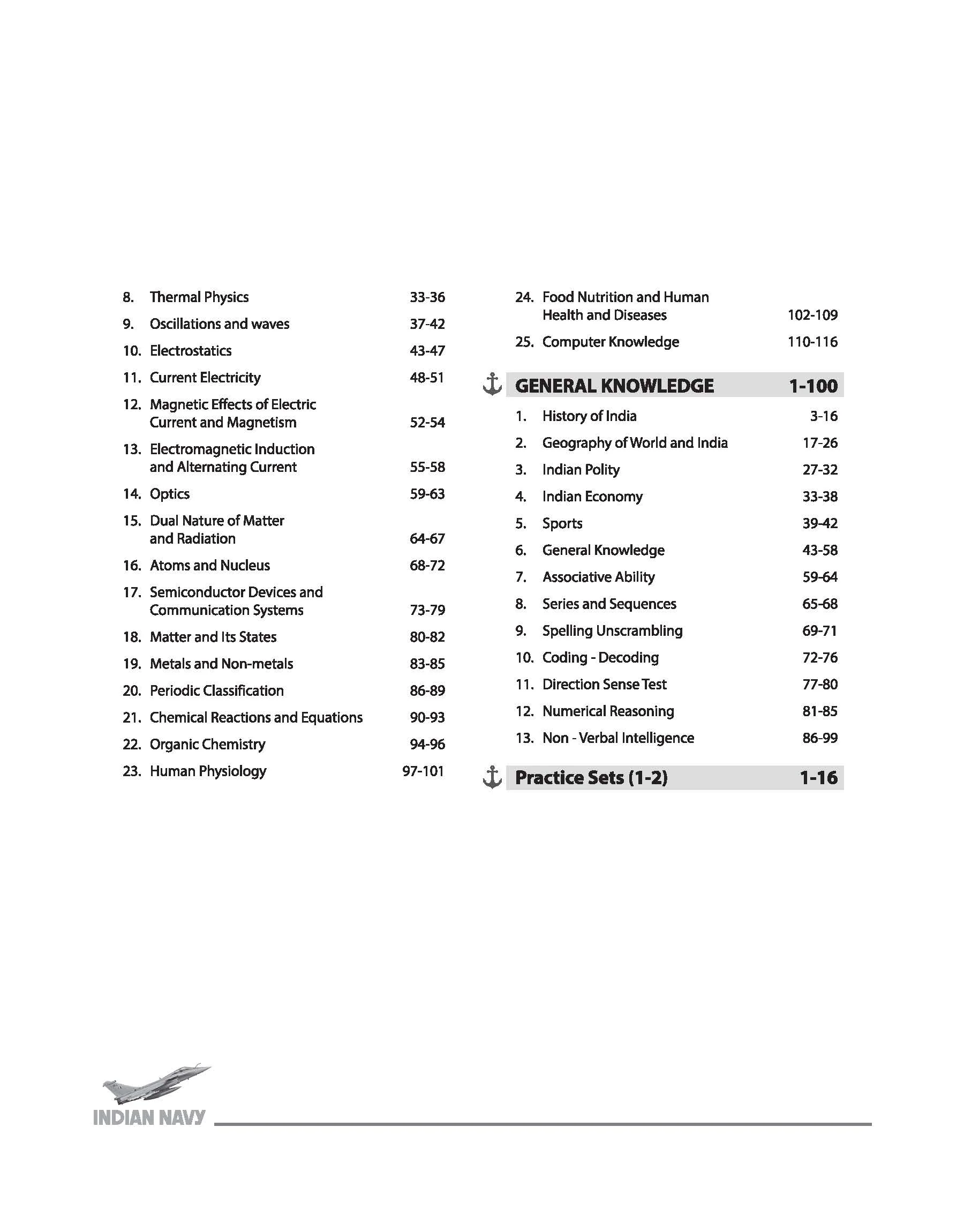 Indian Navy Artificer Apprentice Recruitment Exam | All Trades | Chapterwise Study Notes & Practice Questions | Based on Latest Exam Pattern - Image 3