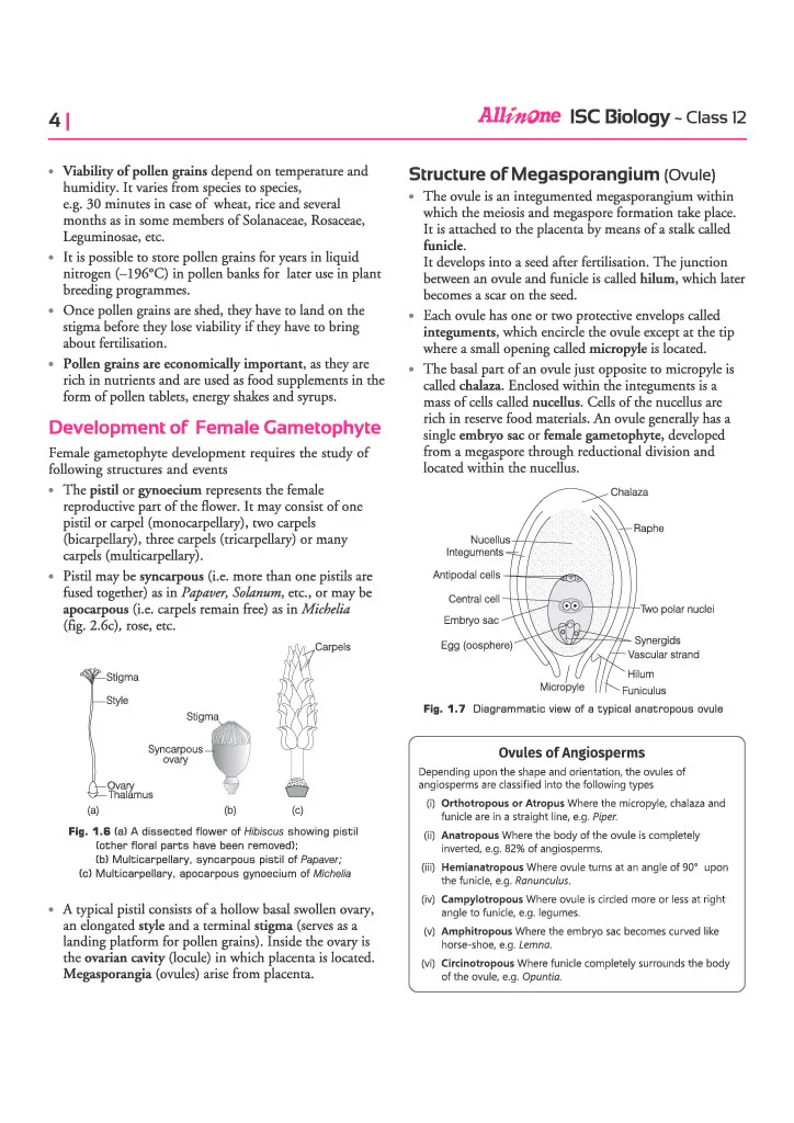 ISC All in One Biology Class 12 Exam 2027 | Complete Study Guide with Internal Assessment | Theory, Chapter Exercises, Sample Papers & Exam Questions - Image 9
