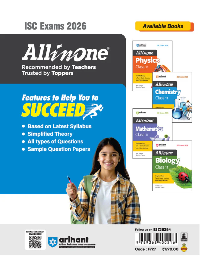 ISC All in One Chemistry Class 11 Exam 2026 | Simplified Theory, Topic & Chapter Exercises, Exam Pattern Ques with Sample Question Papers - Image 3