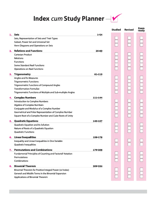 ISC All in One Mathematics Class 11 Exam 2026 | Simplified Theory, Topic & Chapter Exercises, Exam Pattern Ques with Sample Question Papers - Image 2