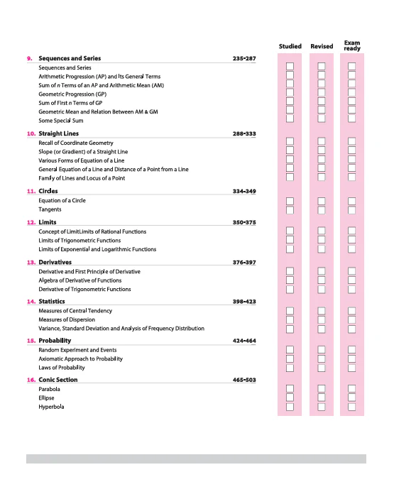 ISC All in One Mathematics Class 11 Exam 2026 | Simplified Theory, Topic & Chapter Exercises, Exam Pattern Ques with Sample Question Papers - Image 3
