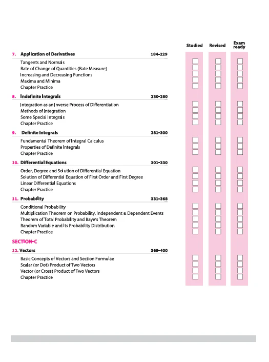 ISC All In One Mathematics Class 12 Exam 2026 | Topic & Chapter Exercises, Exam Pattern Questions, Specimen & Sample Papers With Board's Questions Upto 2025 - Image 3