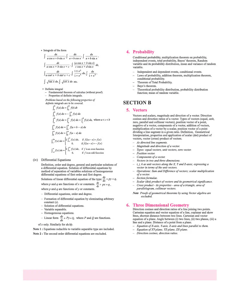 ISC All in One Mathematics Class 12 Exam 2027 | Complete Study Guide with Internal Assessment | Theory, Chapter Exercises, Sample Papers & Exam Questions - Image 7