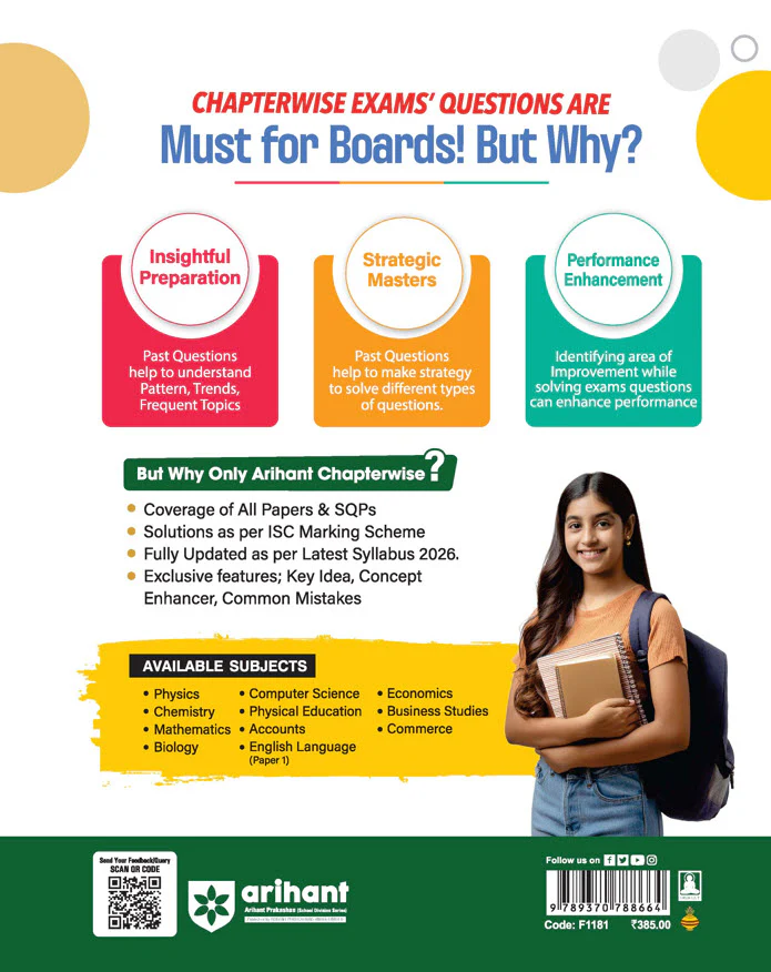 ISC Computer Science Class 12 Exam 2026 | 21 Years (2025-2005) Chapterwise, Topicwise Question Bank | Key Idea, Concept Enhancer with 3 Sample Question Papers - Image 2