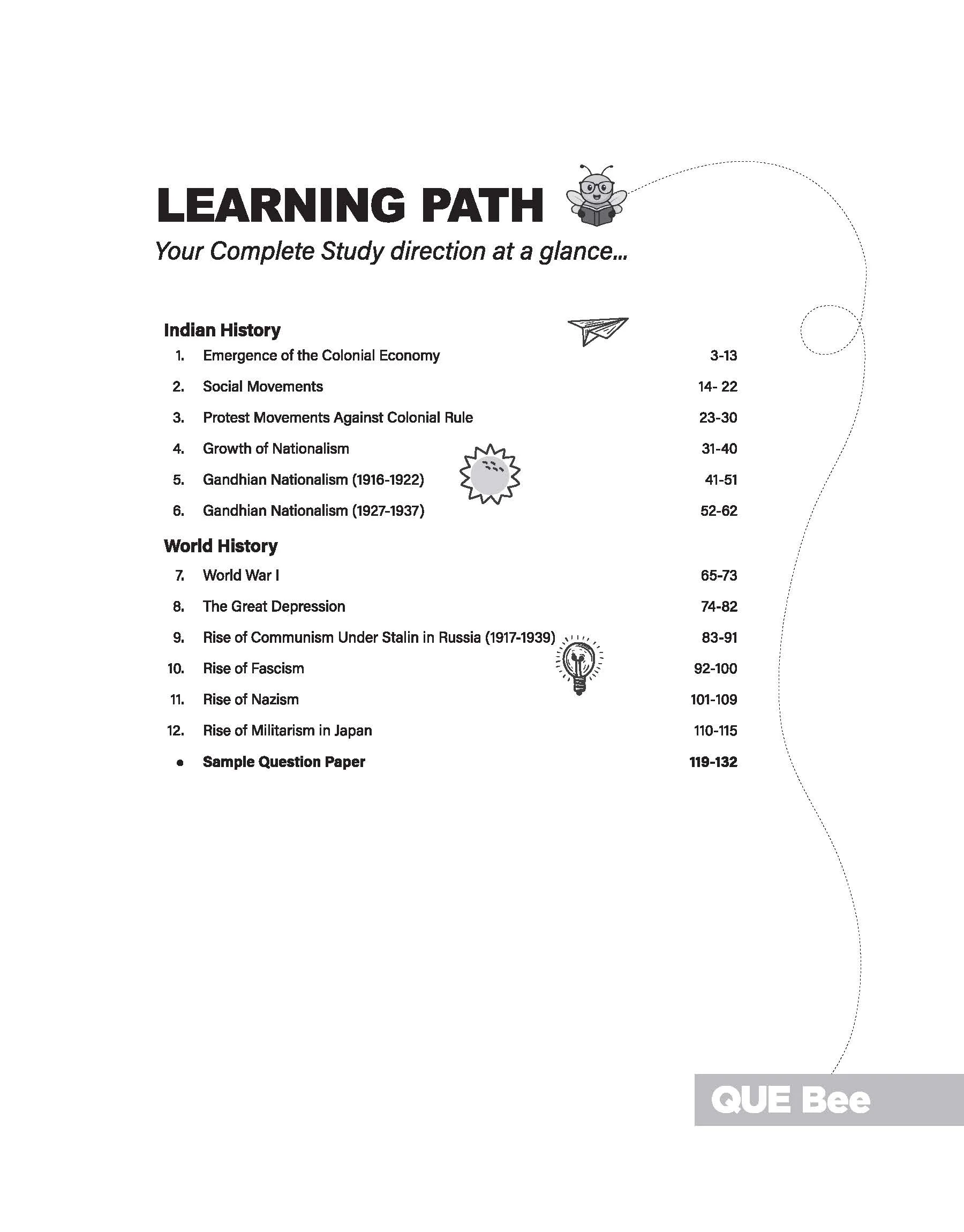 ISC History Class 11 Exam | Quick Theory, Exam Pattern Questions & Sample Papers | As per Latest ICSE Syllabus | Que Bee 2nd Edition - Image 5
