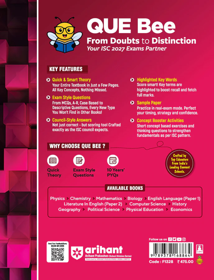 ISC Mathematics Class 11 Exam Book | Quick Theory, Exam Pattern Questions & Sample Papers | As per Latest ICSE Syllabus | Que Bee 2nd Edition - Image 2