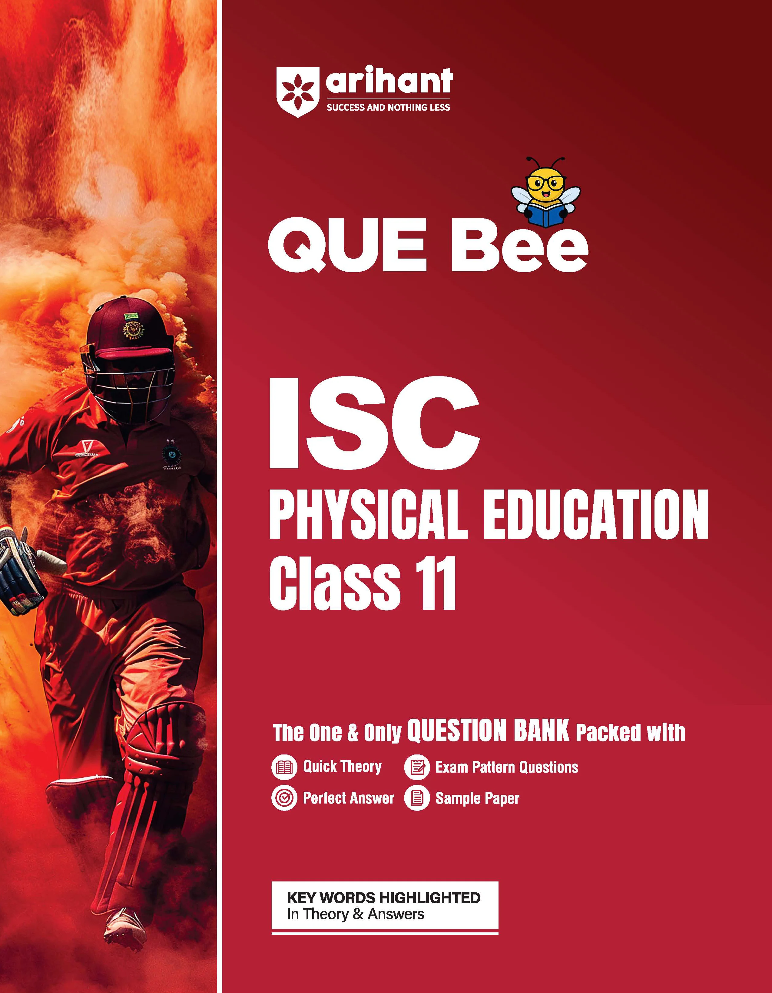 ISC Physical Education Class 11 Exam | Quick Theory, Exam Pattern Questions & Sample Papers | As per Latest ICSE Syllabus | Que Bee 2nd Edition