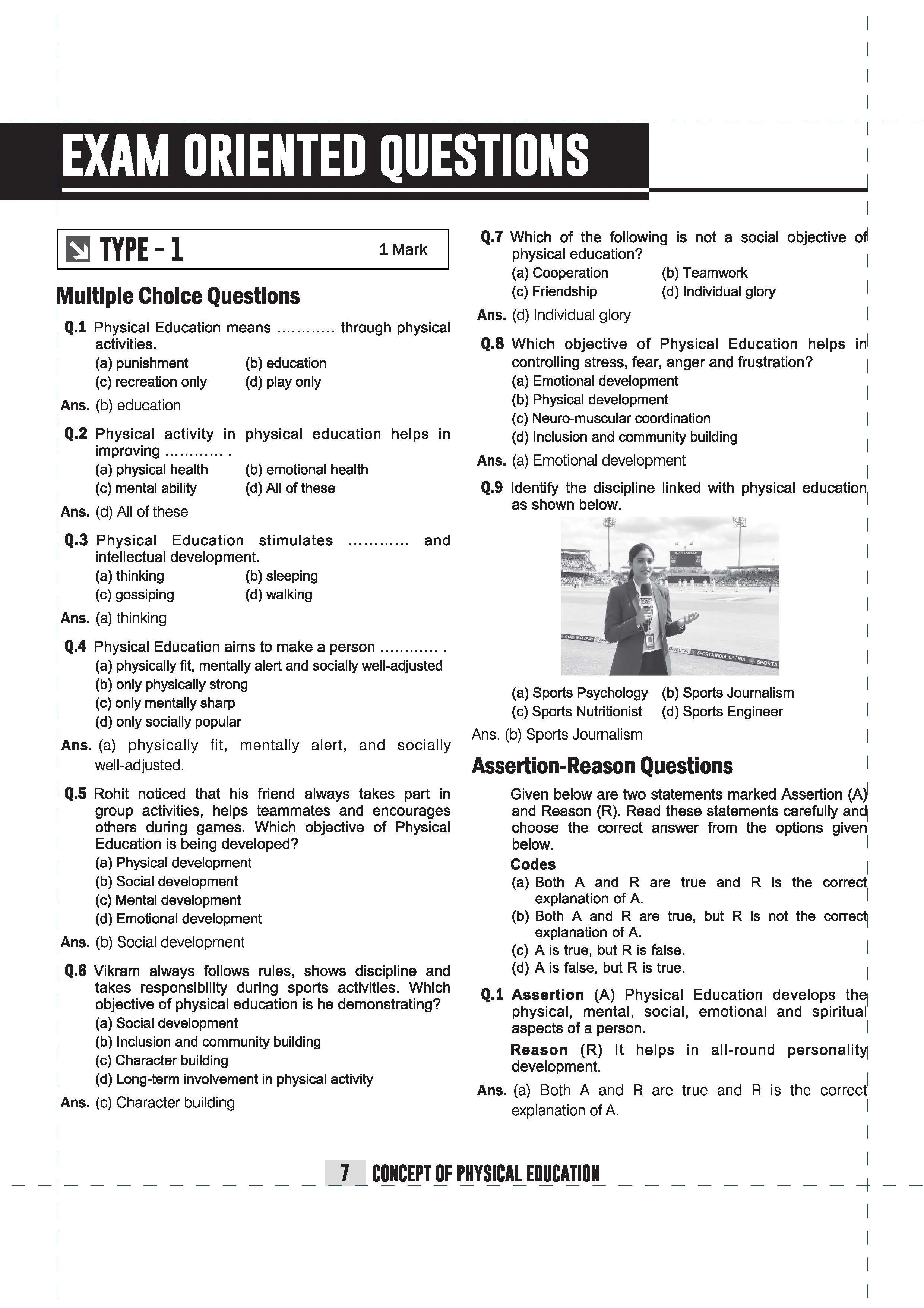 ISC Physical Education Class 11 Exam | Quick Theory, Exam Pattern Questions & Sample Papers | As per Latest ICSE Syllabus | Que Bee 2nd Edition - Image 7