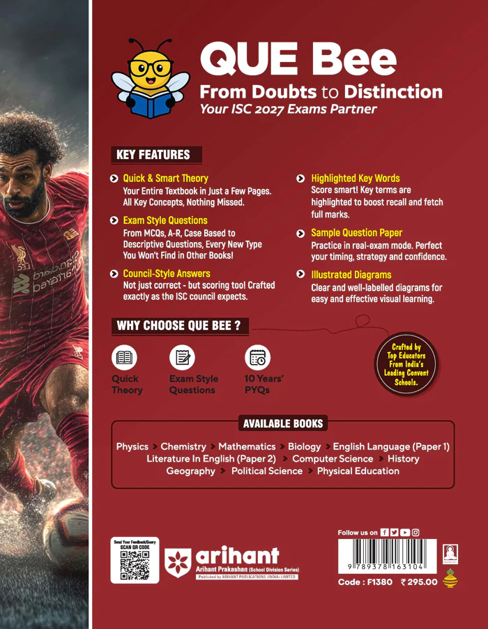 ISC Physical Education Class 12 Exam | Quick Theory, Exam Pattern Questions & Sample Papers | As per Latest ICSE Syllabus | Que Bee 2nd Edition - Image 11
