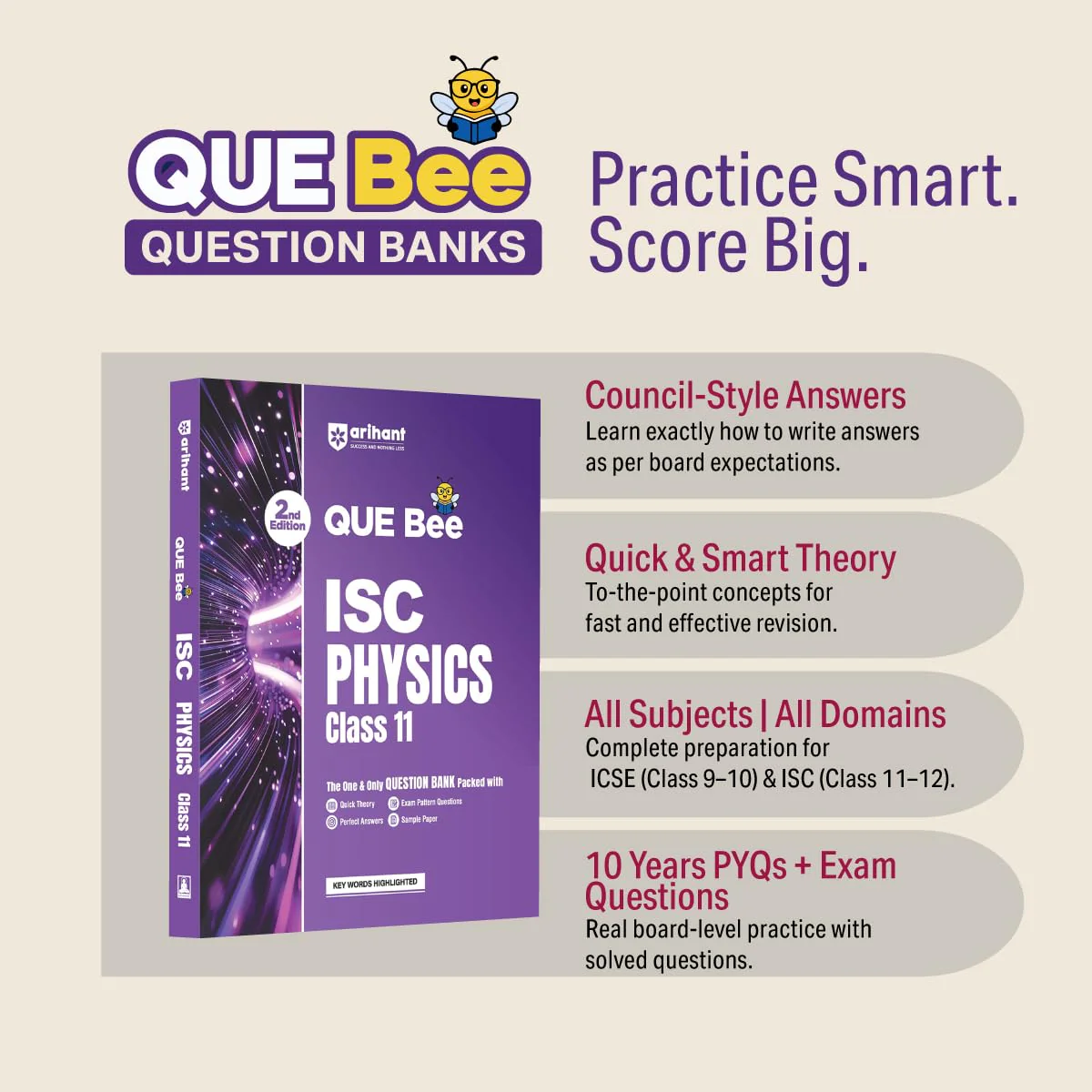 ICSE Computers Application Class  10 Exam | Quick Theory, Exam Pattern Questions & Sample Papers | As per Latest ICSE Syllabus | Que Bee 2nd Edition - Image 3