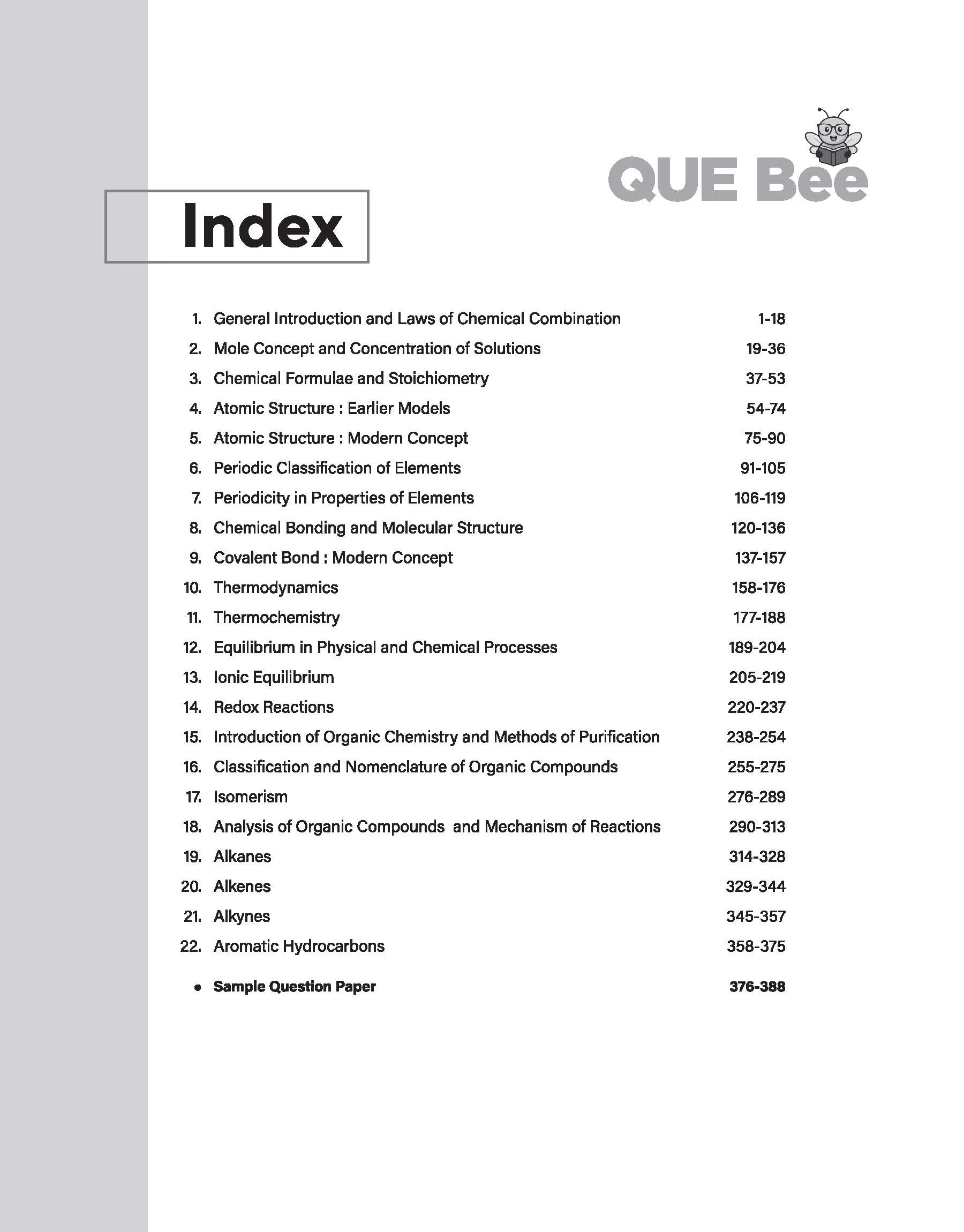 ISC QUE Bee Chemistry Class 11 Exam 2026 | Quick Theory, Exam Pattern Questions, Sample Question Papers | Key Words Highlighted - Image 2