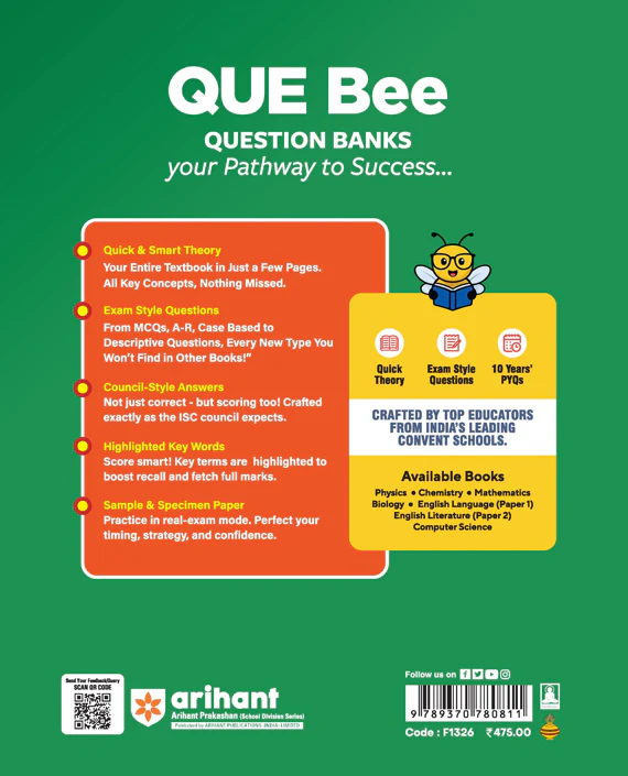 ISC QUE Bee Chemistry Class 11 Exam 2026 | Quick Theory, Exam Pattern Questions, Sample Question Papers | Key Words Highlighted - Image 3