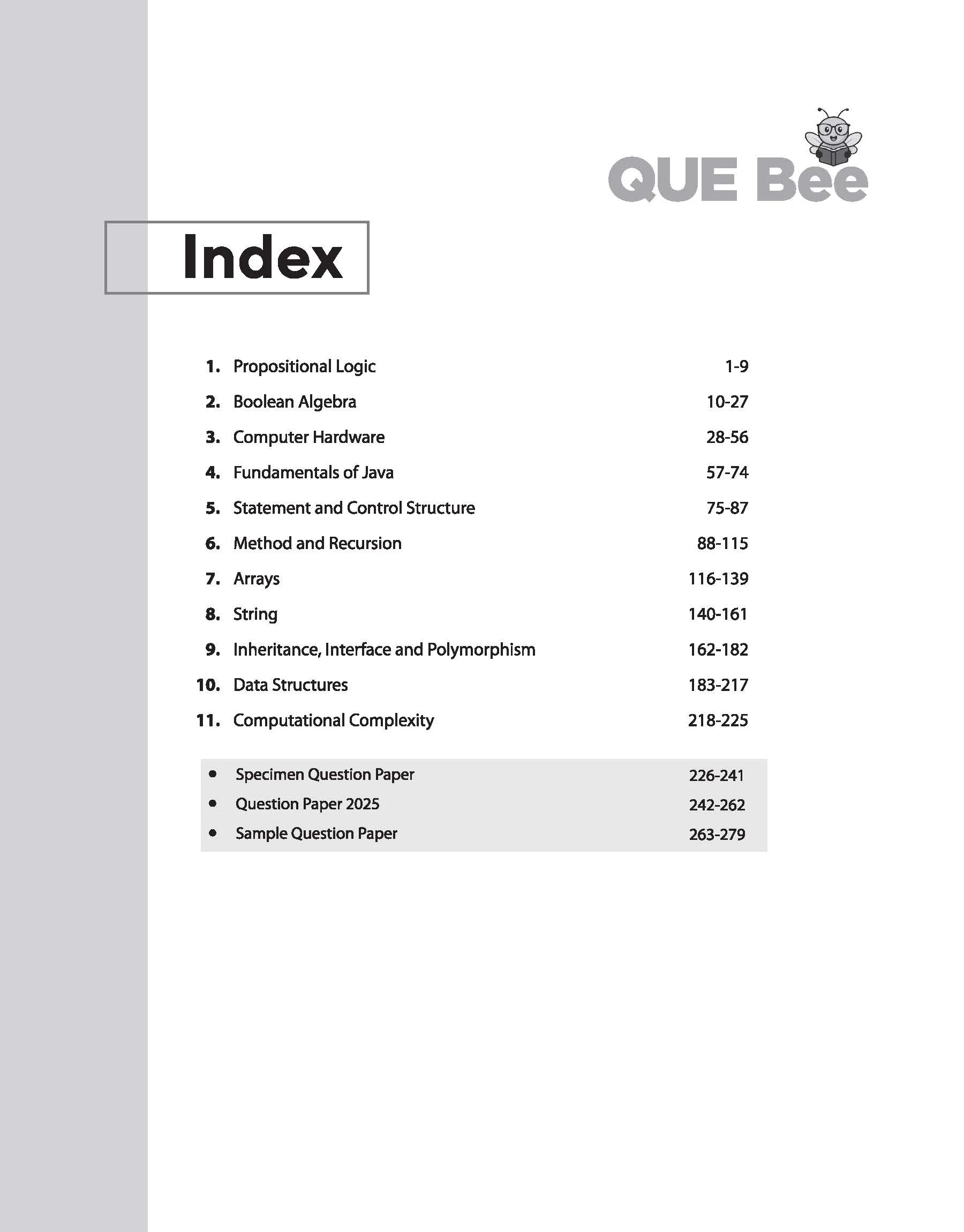 ISC QUE Bee Computer Science Class 12 Exam 2026 | Quick Theory, Exam Pattern Questions, Speciman & Sample Papers | Key Words Highlighted - Image 2