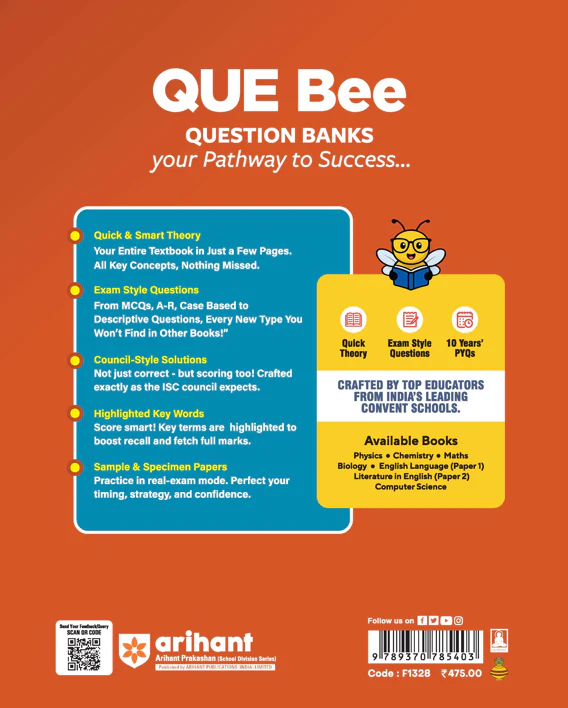 ISC QUE Bee Mathematics Class 11 Exam 2026 | Quick Theory, Exam Pattern Questions, Sample Papers | Key Words Highlighted - Image 3