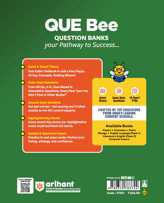 ISC QUE Bee Maths Class 12 Exam 2026 | Quick Theory, Exam Pattern Questions, Speciman & Sample Papers | Key Words Highlighted - Image 3