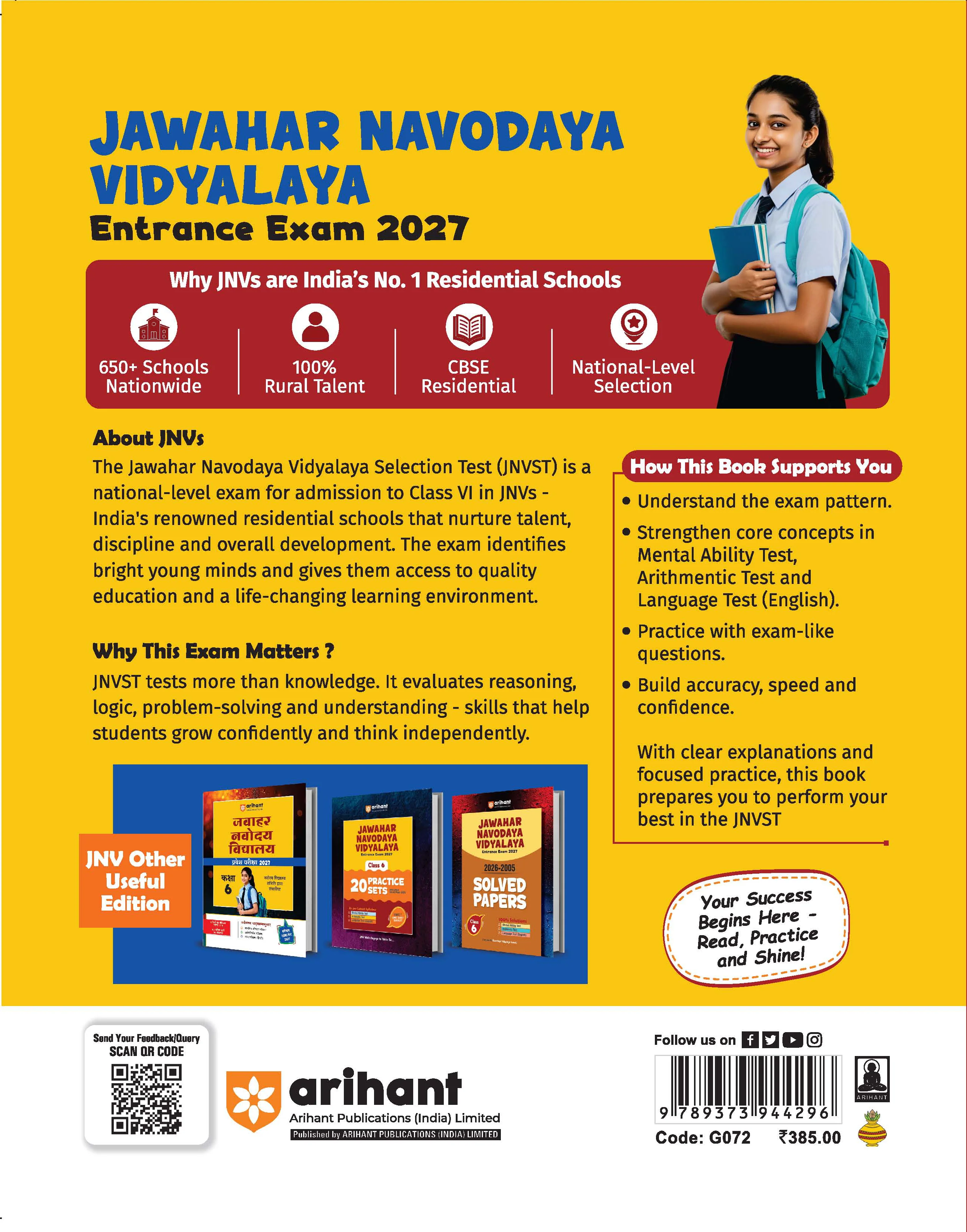 Jawahar Navodaya Vidyalaya Class 6 Entrance Exam 2027 | Study Guide As per Latest Syllabus | Includes Section-wise Notes, Exam-Style Questions, PYQs 2000–2025, Model Test Sets with OMR & Latest Solved Paper 2026 | English Medium - Image 12