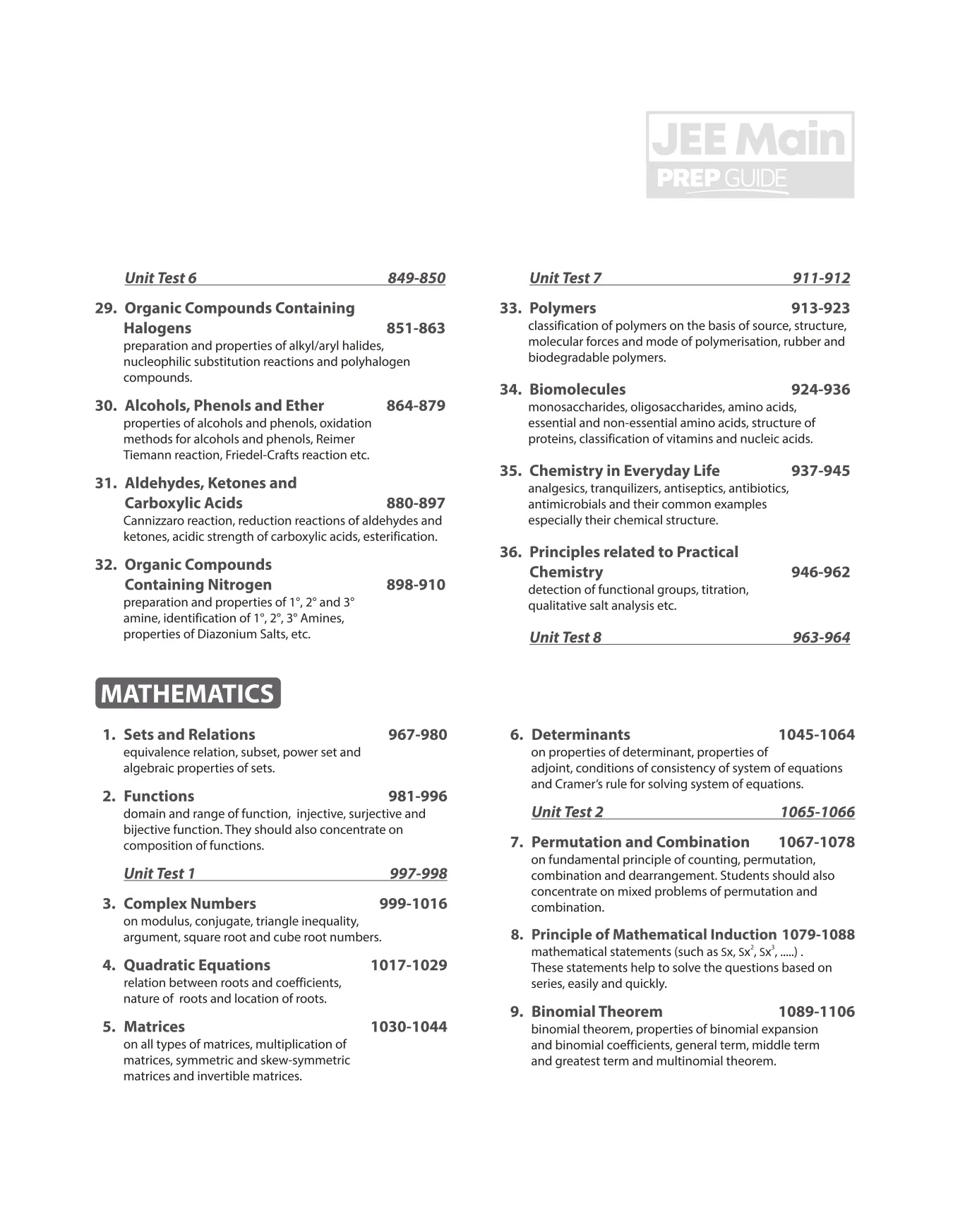 JEE Main PREP GUIDE Physics|Chemistry| Mathematics - Image 6