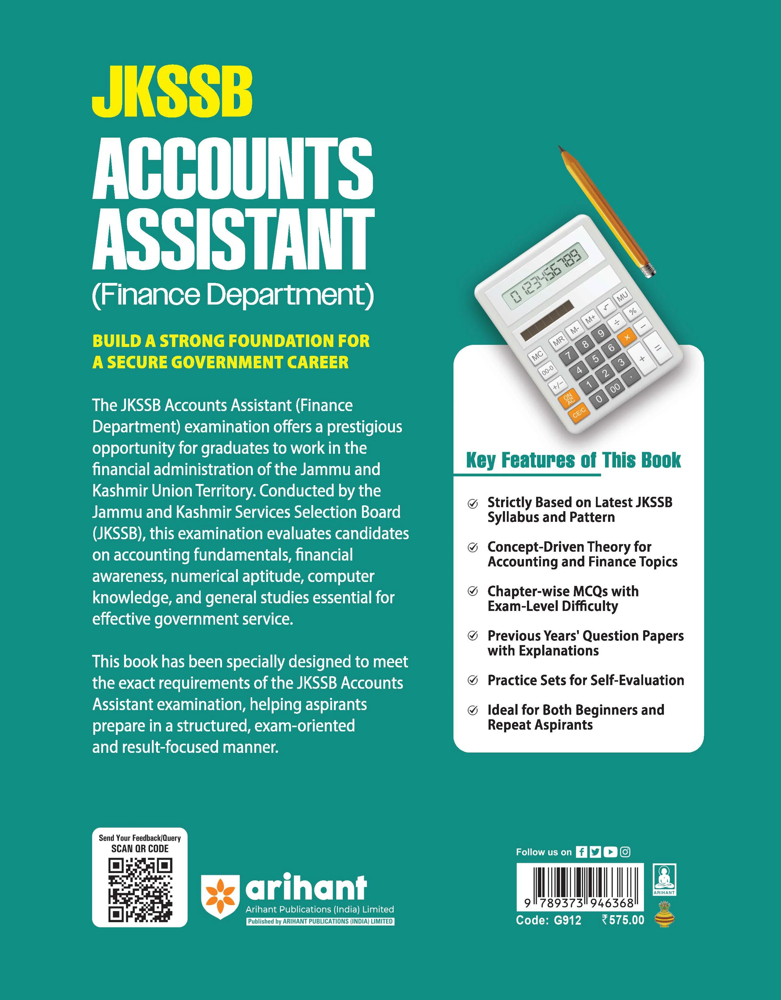 JKSSB Accounts Assistant (Finance Department) Recruitment Exam 2026 | Complete Study Guide | Accountancy, GK (UT of J&K), Maths, English, Economics & Computers - Image 5