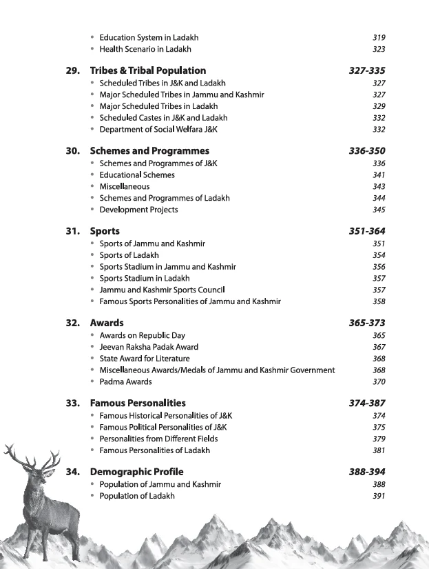 Know Your State Jammu & Kashmir and Ladakh (General Knowledge) | With Coloured Maps, Practice MCQs, PYQs & Budget 2025-26 | Revised Edition - Image 8