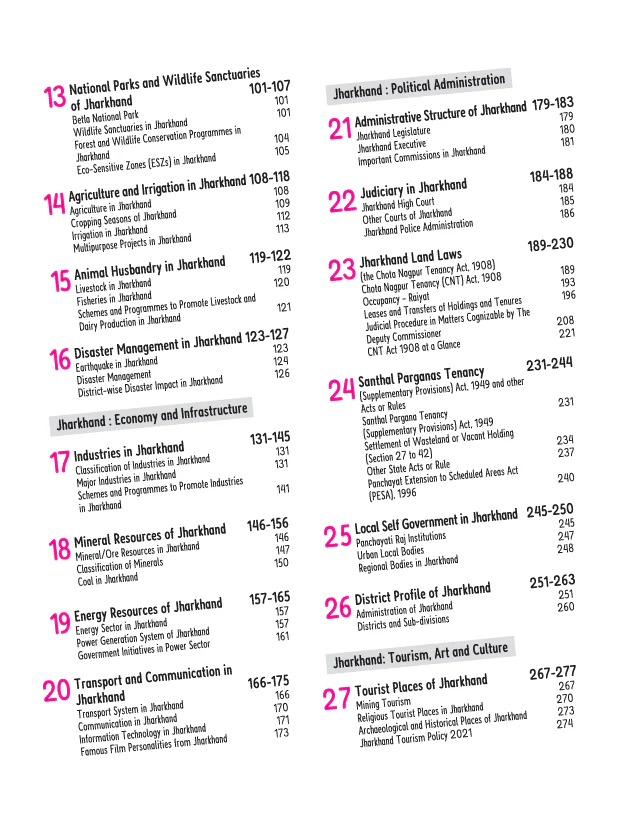 Know Your State Jharkhand (General Knowledge) | With Coloured Map, Practice MCQs, PYQs & Budget 2025-26 | Highly Useful for JPSC, JSSC & Other Competitive Exams | Revised Edition - Image 4