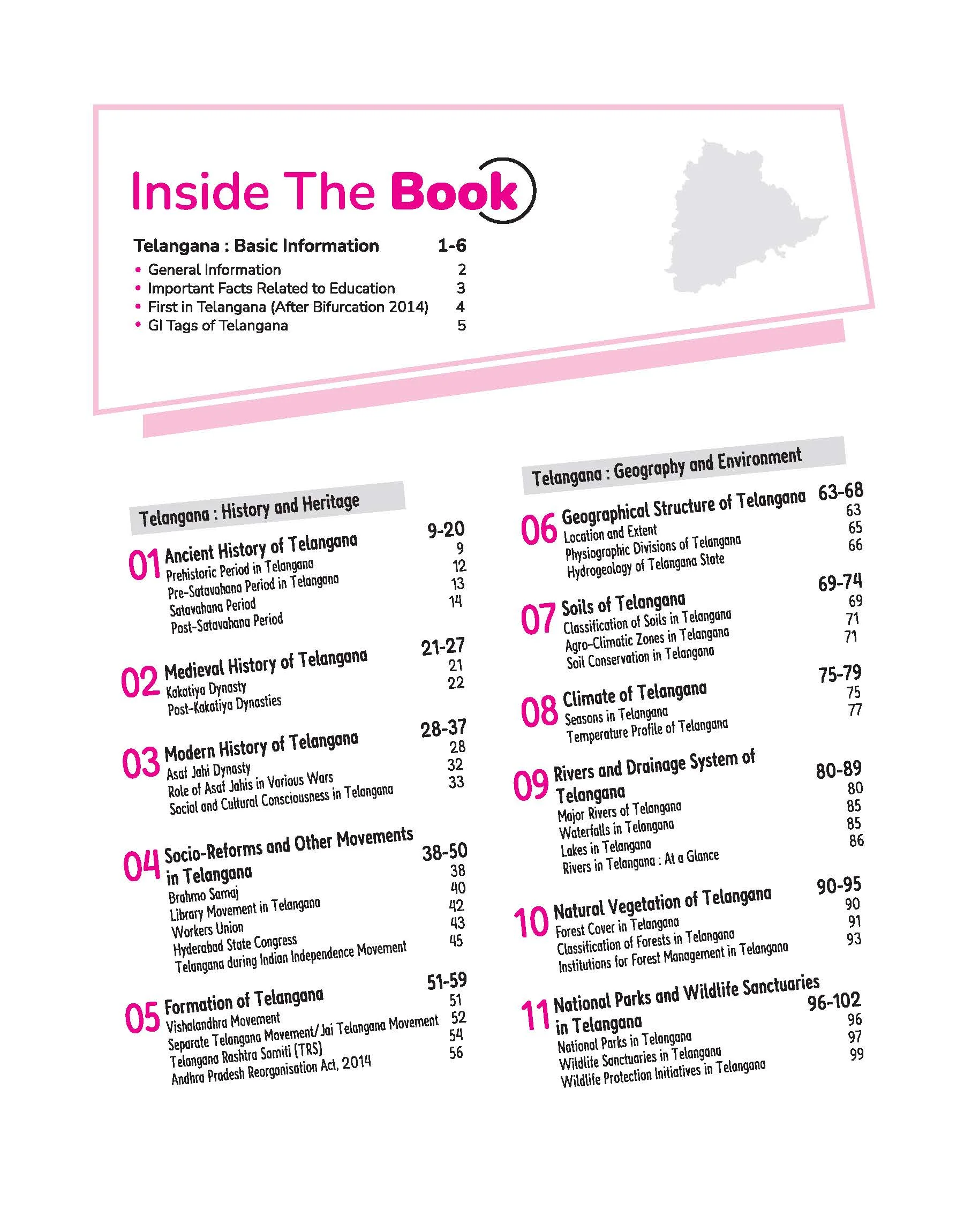 Know your state Telangana (General Knowledge) | With Coloured Map, Practice MCQs, PYQs & Budget 2025-26 | Highly Useful for TSPSC & Other Exam| Revised Edition - Image 3