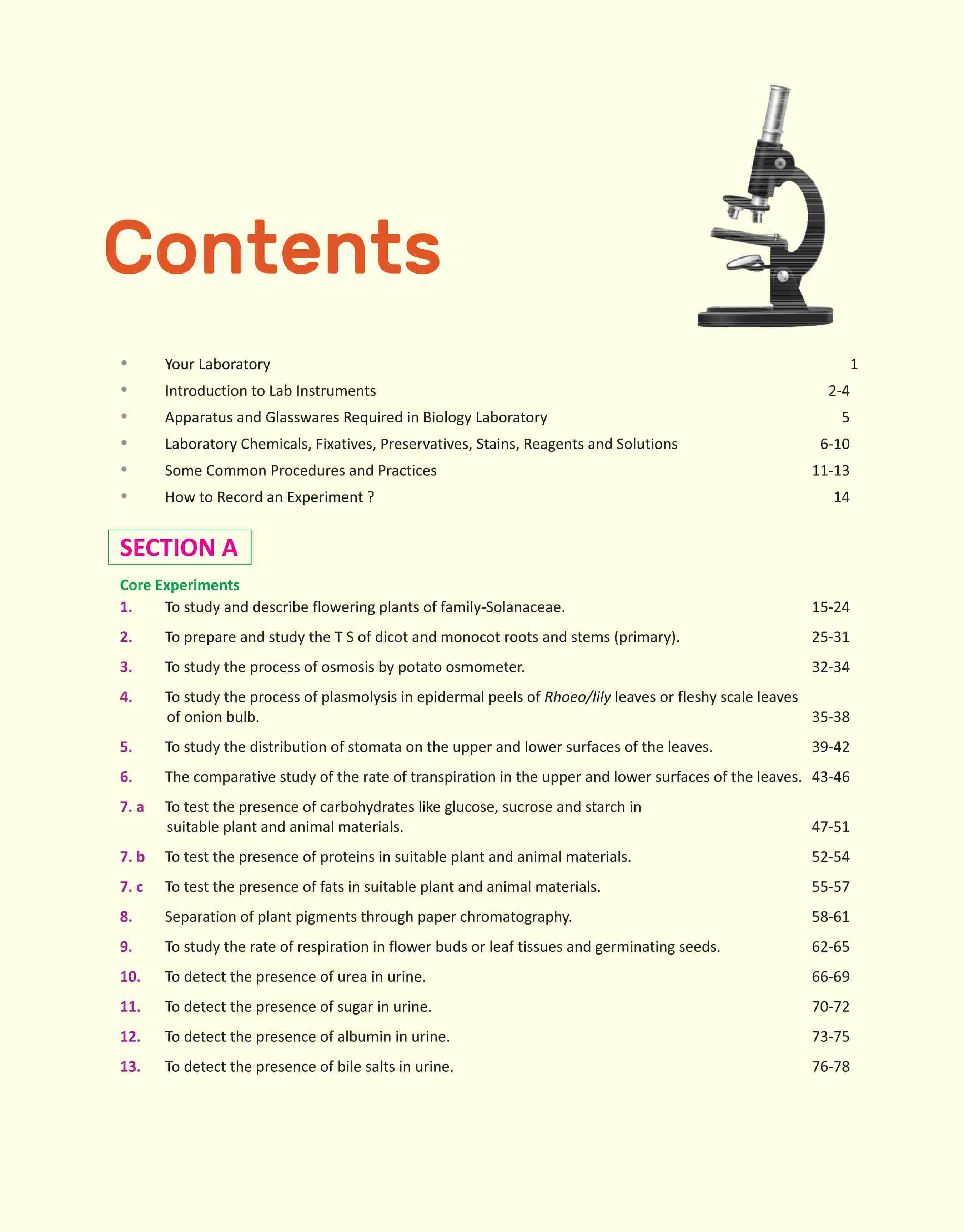 Laboratory Manual CBSE - Biology Class 11th | Revised Edition - Image 3