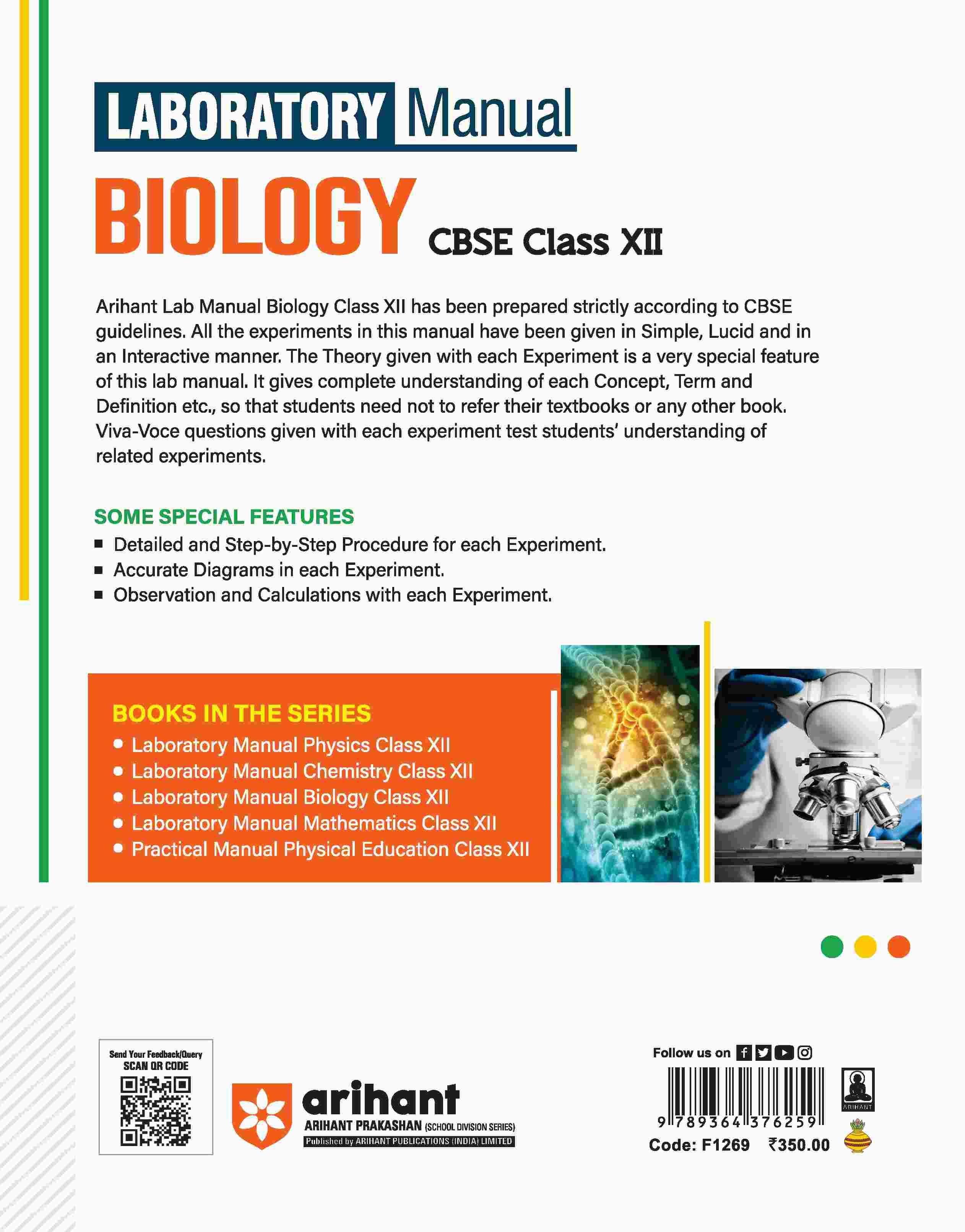 Laboratory Manual CBSE - Biology Class 12th | Revised Edition - Image 2