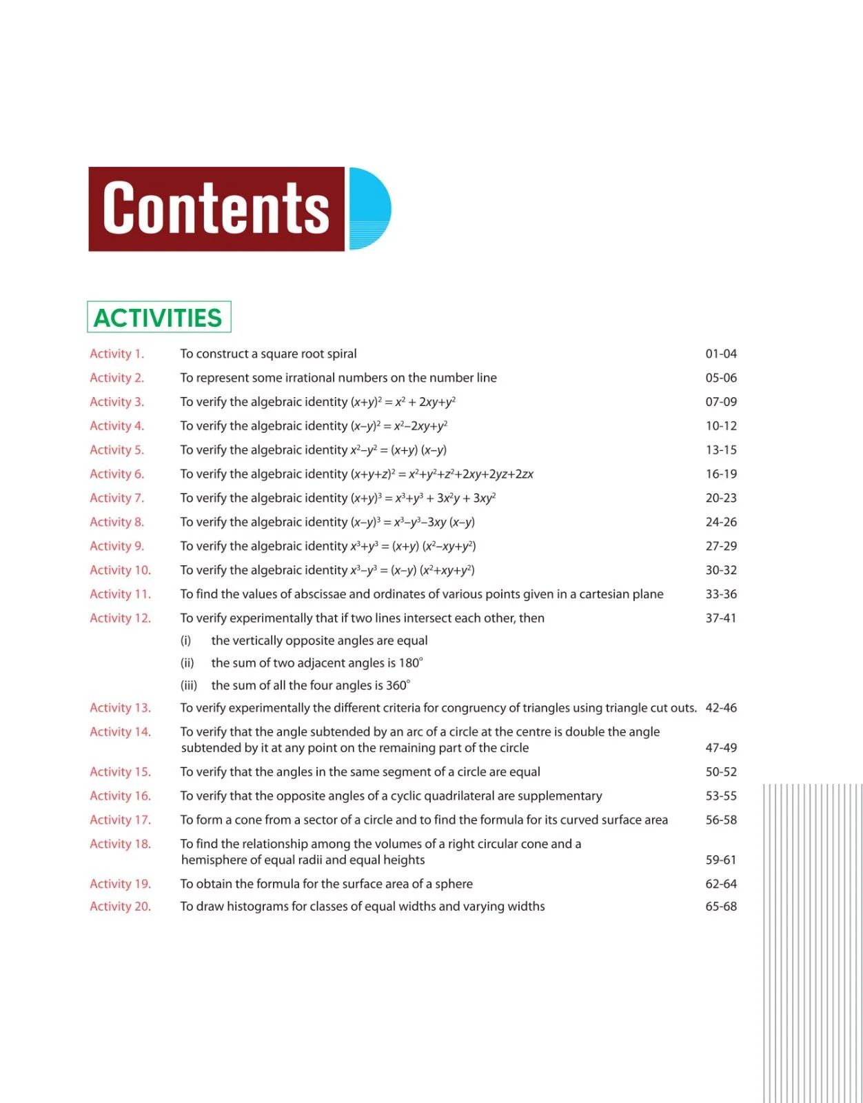 Laboratary Manual CBSE - Mathematics Class-9th | Revised Edition - Image 3