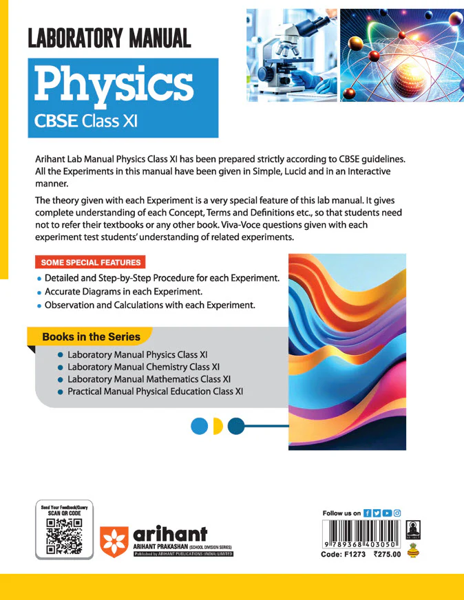 Laboratory Manual CBSE - Physics Class 11th | As Per Latest Syllabus - Image 2