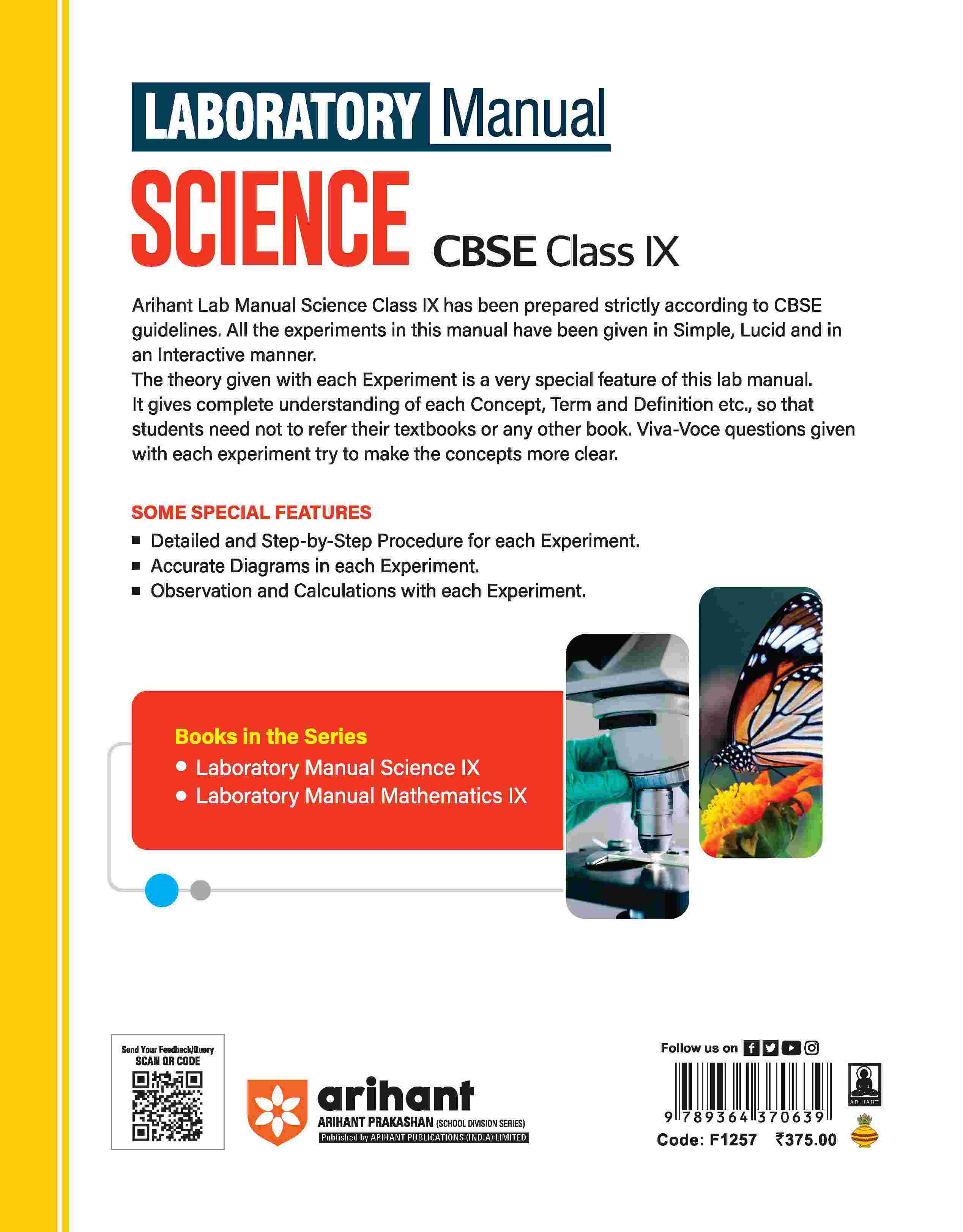 Laboratory Manual Science for CBSE Class IX (9th) | Complete Practical Book with Experiments, Viva Voce Questions & Answers | NCERT Compliant Lab Book - Image 2