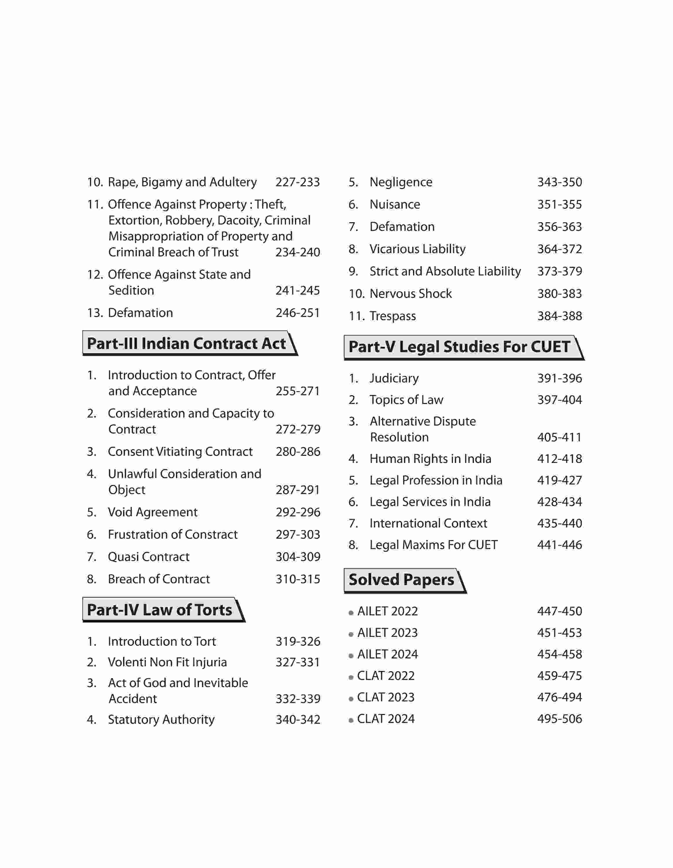 Legal Aptitude & Legal Studies | For All Law Entrance Examinations | English Medium - Image 9
