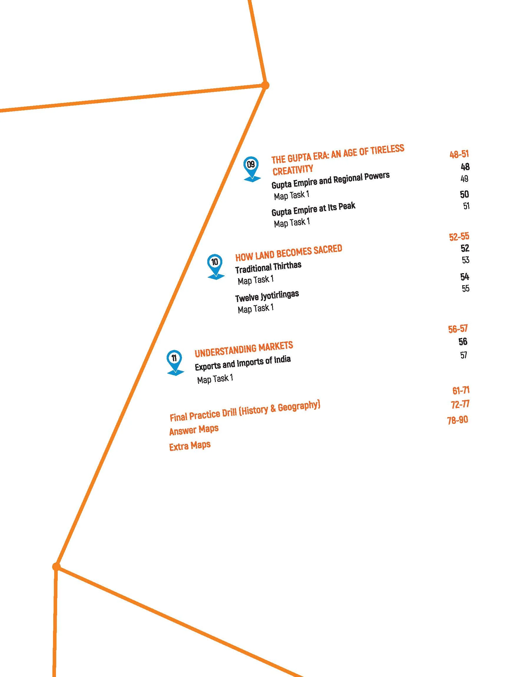 Map Skill Workbook Social Science CBSE Class 7 | As per  NEP 2020 | Based on Latest NCERT Exploring Society:  India & Beyond | Coverage of all NCERT Maps with ample Numbers of Practice Maps - Image 4