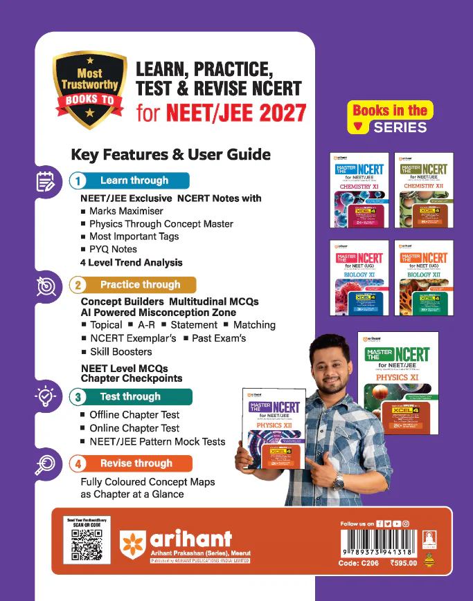 Master the NCERT Physics Class 12 | For NET, JEE & CUET 2026-27 | Line by Line MCQs from Latest NCERT Book | NCERT-Based 2K+ MCQs, AI-Based Misconception Zone | FREE Online Support | Revised Edition 2027 - Image 11