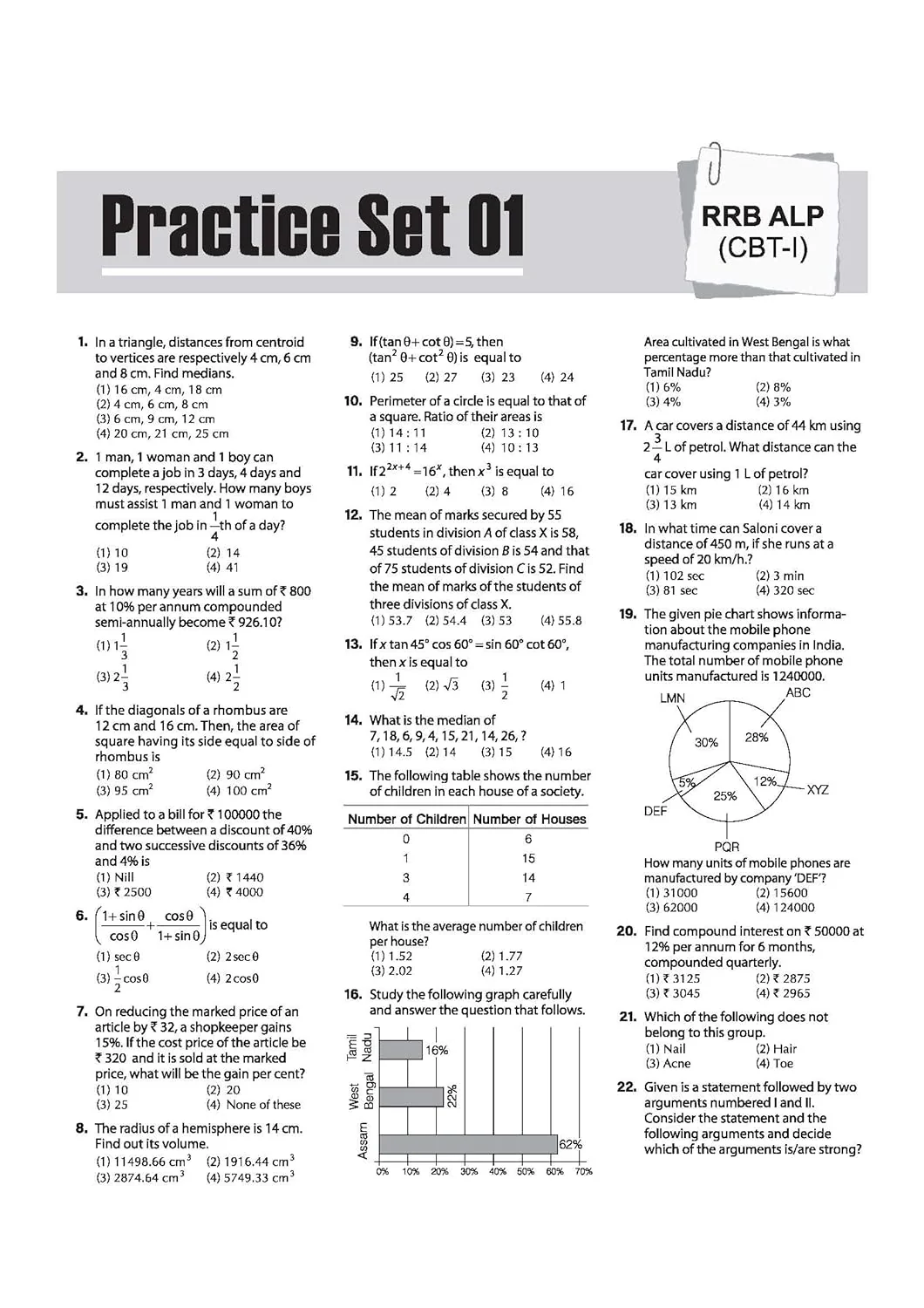 Mastermind RRB ALP (Assistant Loco Pilot) Exam 2026 | 40 Practice Sets & Solved Papers | CBT-I + CBT-II + CBAT | 100% Detailed Solutions - Image 4