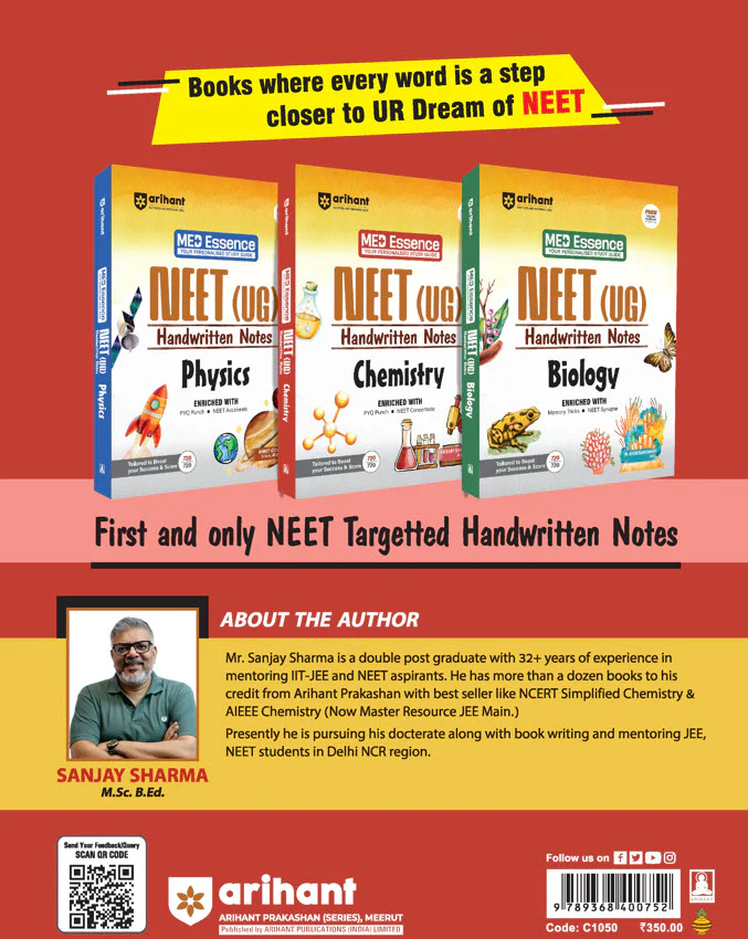 NEET (UG) Chemistry Handwritten Notes 2027 | Med Essence Personalised Study Guide | PYQ Punch, Exam-Oriented Concepts, Quick Revision & NEET Accelerate | Free Online Support - Image 11
