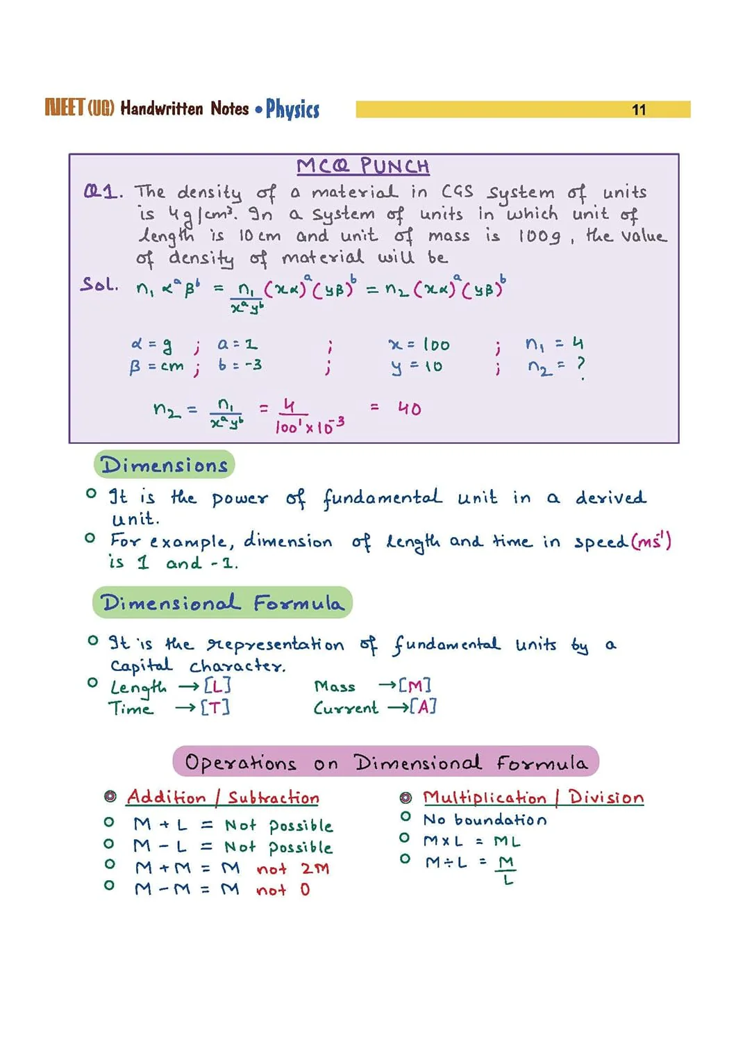 NEET (UG) Physics Handwritten Notes | Med Essence Personalised Study Guide 2027 | PYQ Punch, Exam-Oriented Concepts, Quick Revision & NEET Accelerate | Free Online Support - Image 10