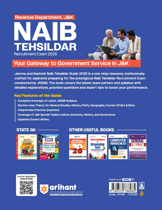JKSSB NAIB TEHSILDAR Recruitment Exam 2025 | Study Guide | Complete Study Notes as Per Latest Syllabus - Image 2