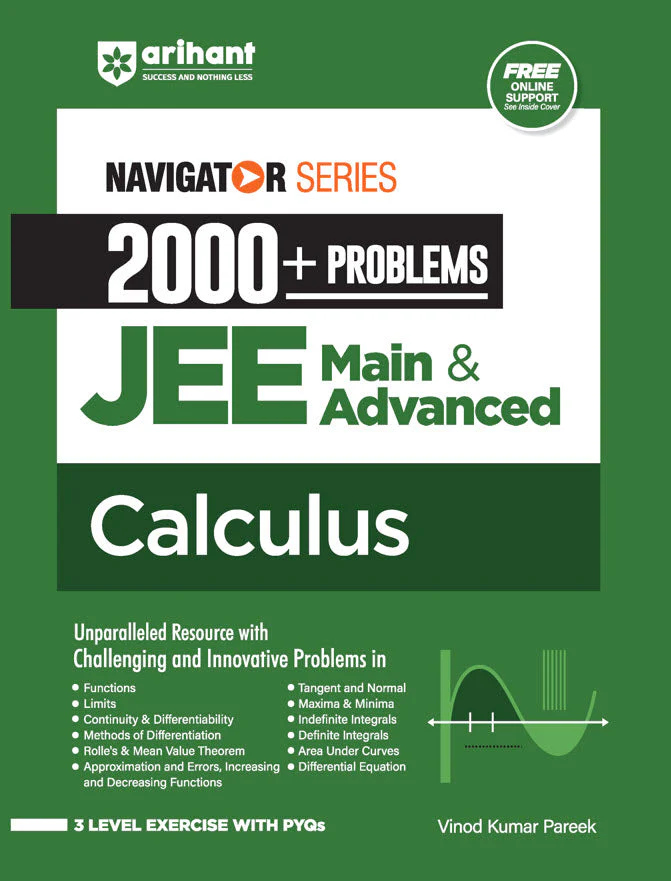 Navigator Series 2000 + Problems JEE Main & Advanced Calculus | By Vinod Kumar Pareek
