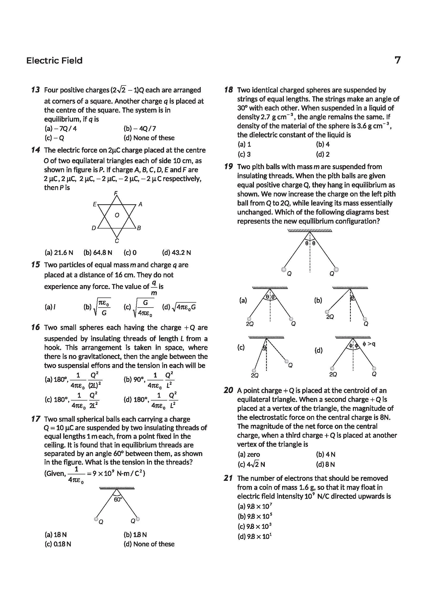 Navigator Series JEE Main & Advanced 2027 – Electrostatic & Current Electricity | 2000+ Problems | Electric Field, Potential, Dipole, Capacitance, Current, RC Circuit | 3-Level Exercises with PYQs - Image 9