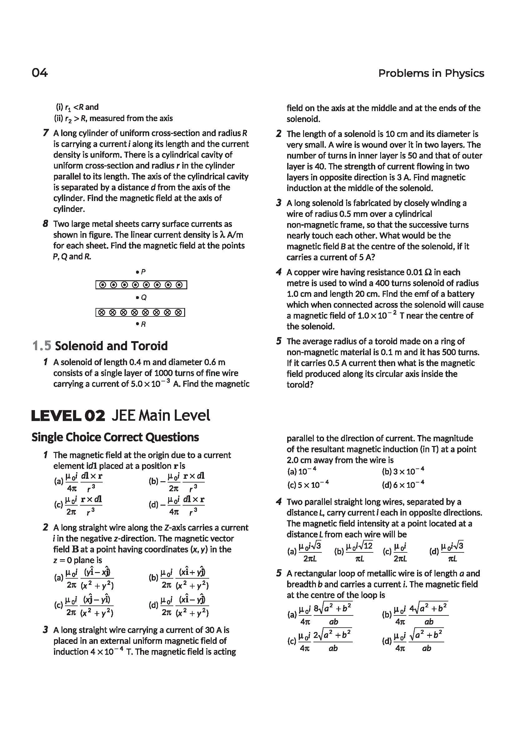 Navigator Series JEE Main & Advanced 2027 – Magnetism & Electromagnetic Induction | 1500+ Problems | Magnetic Effect of Current, EMI, AC, EM Waves | 3-Level Exercises with PYQs - Image 8