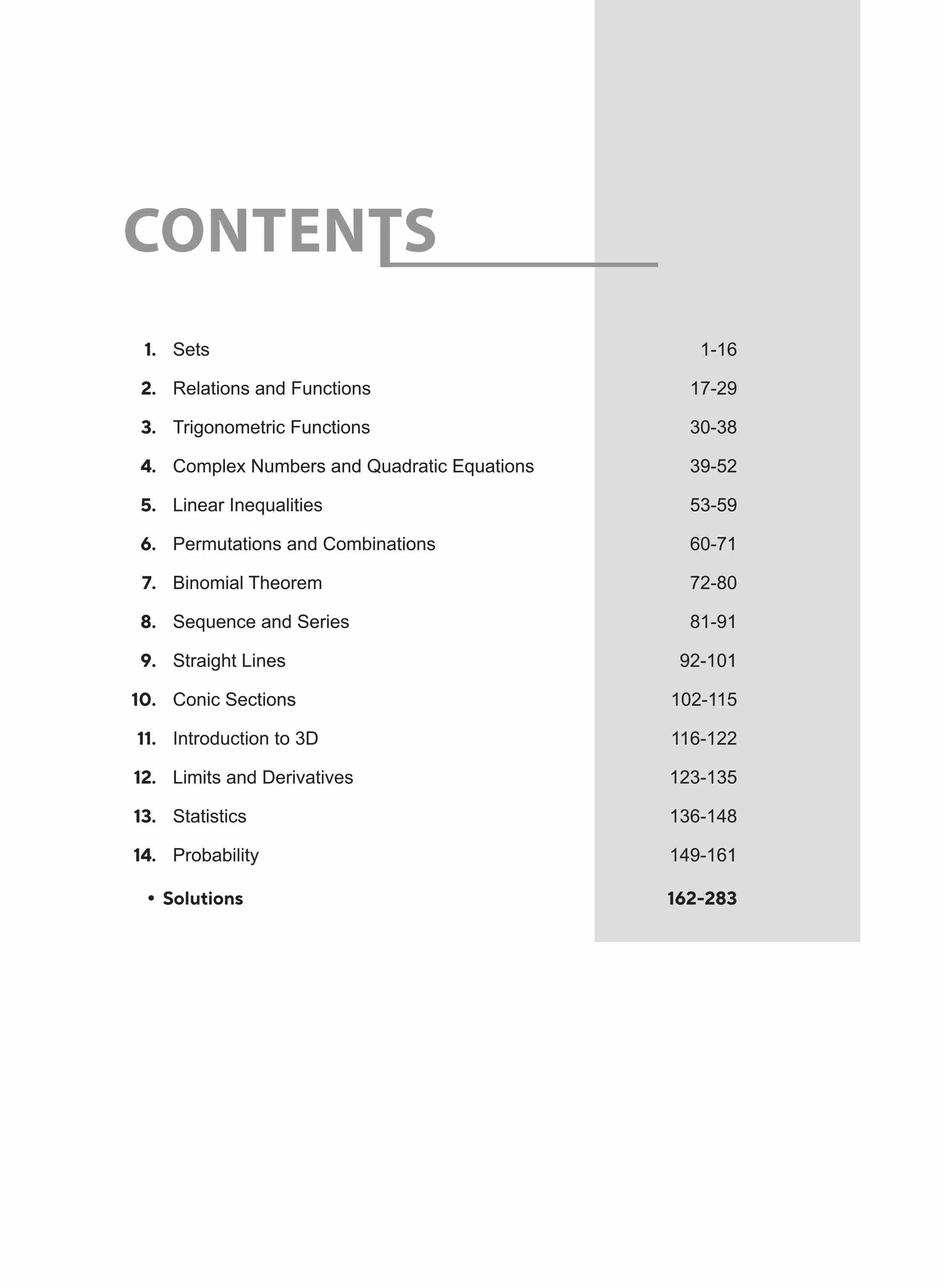 NCERT Revision Workbook Mathematics Vol. 1 (Class XI) for JEE & CUET - Image 3