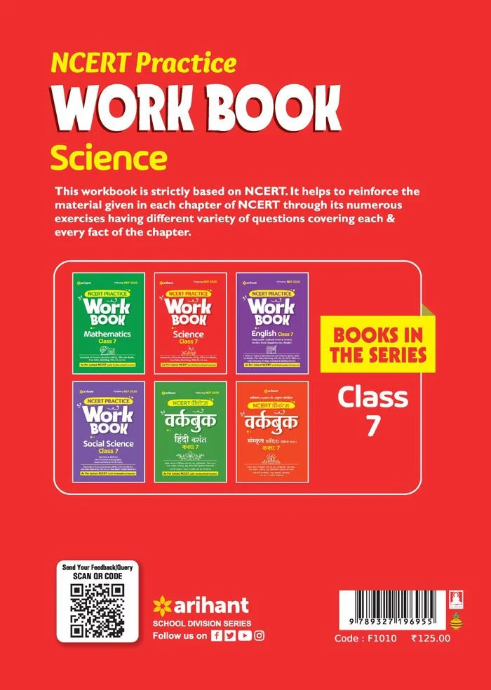 NCERT Practice Workbook Science Class 7 - Image 2
