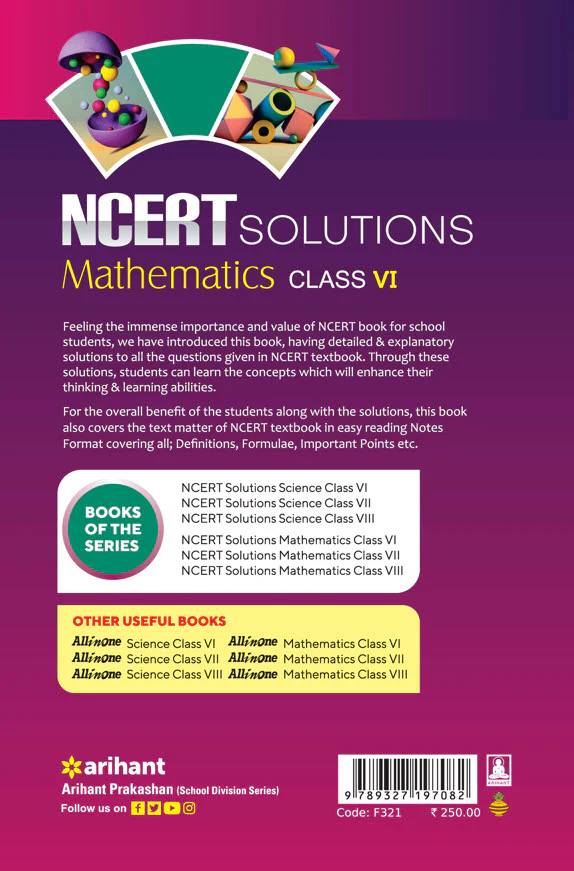 NCERT Solutions Mathematics  for class 6th - Image 2