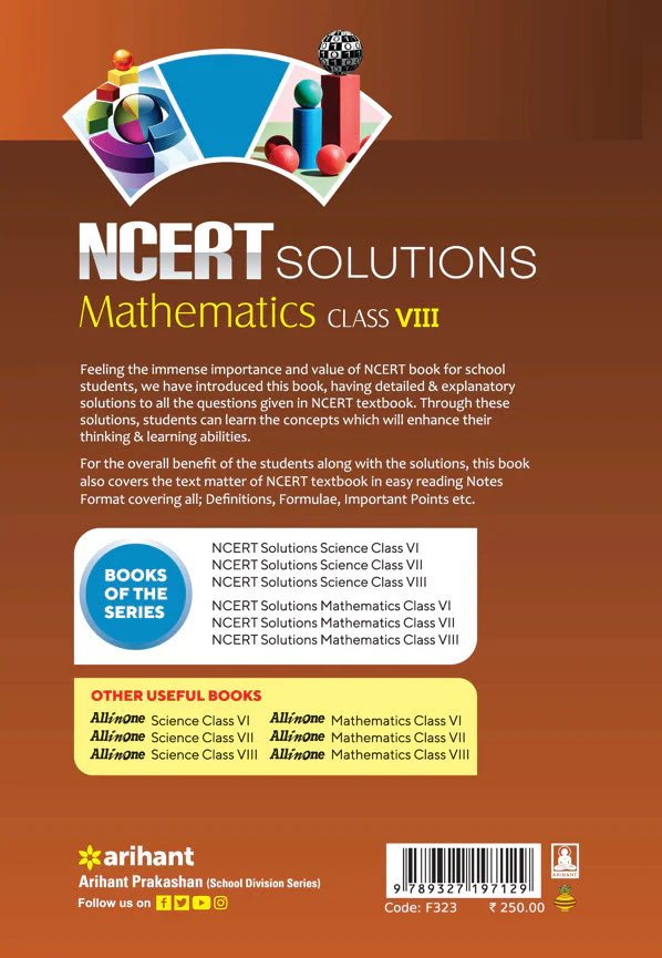 NCERT Solutions Mathematics  for class 8th - Image 2